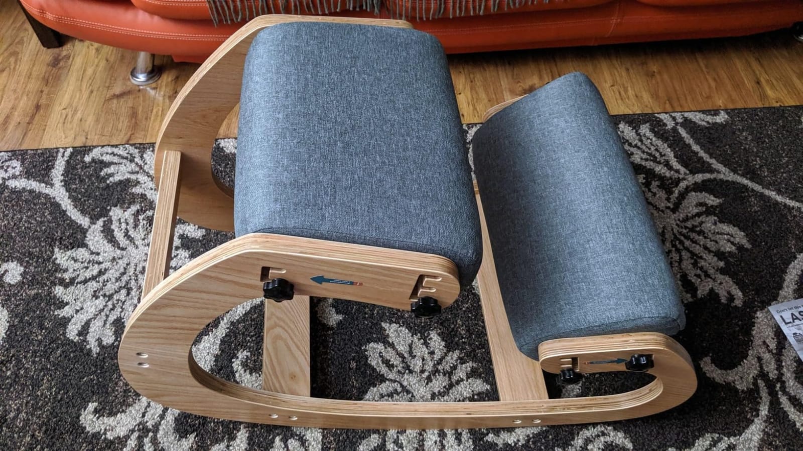 NYPOT Ergonomic Kneeling Chair with Adjustable Seats - Knee Chair for Posture Correction & Kneel Rocking Stool for Desk - Back Pain Relief for Home and Office, Supports 250 pounds - 5 Years Warranty customer photo 1