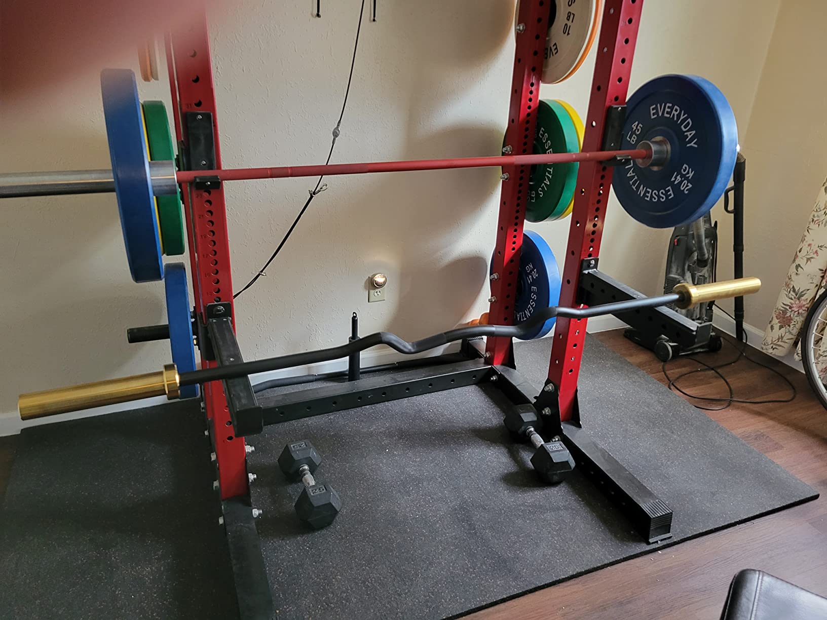 Rackable Curl Bar [Bells of Steel] Extra Curved Weight Bar Curl Barbell | Joint-Friendly Curling Bars for Weight Lifting customer photo 2