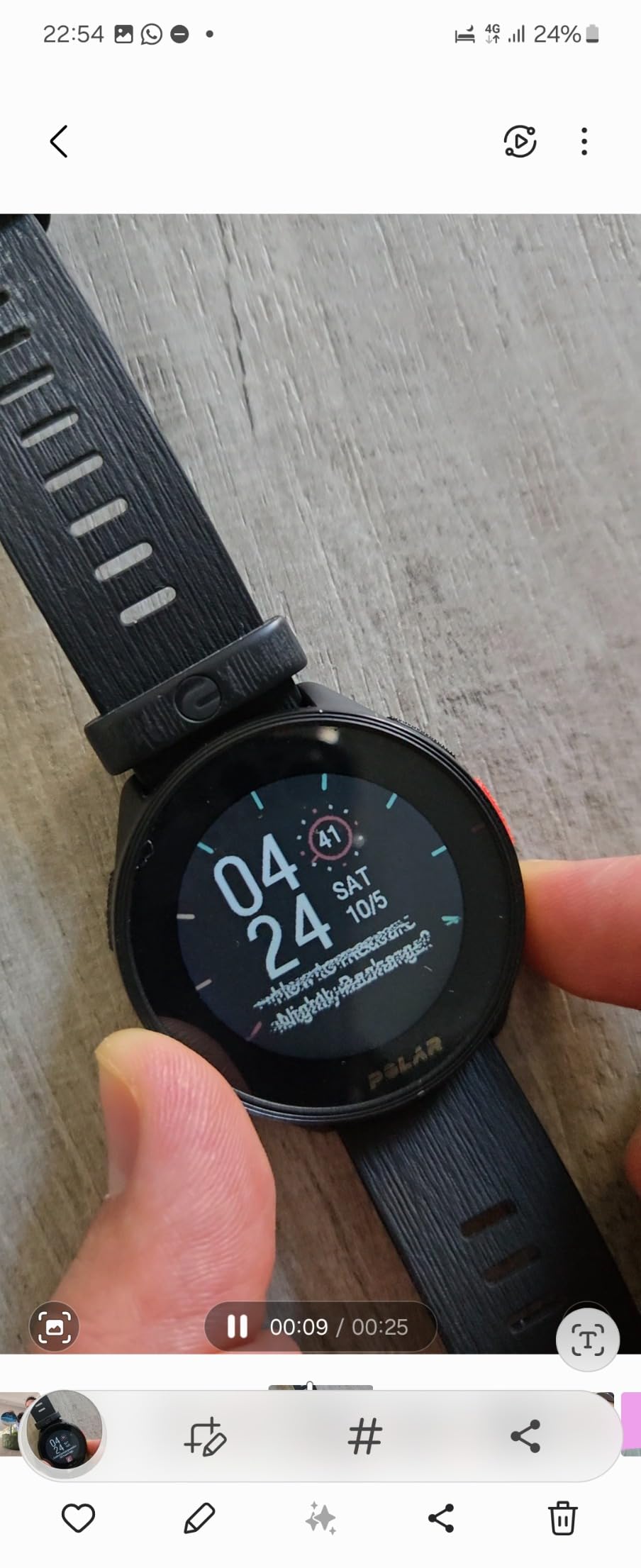 Polar Pacer Ultra-Light GPS Fitness Tracker Smartwatch for Runners; S-L, for Men or Women, Black customer photo 2