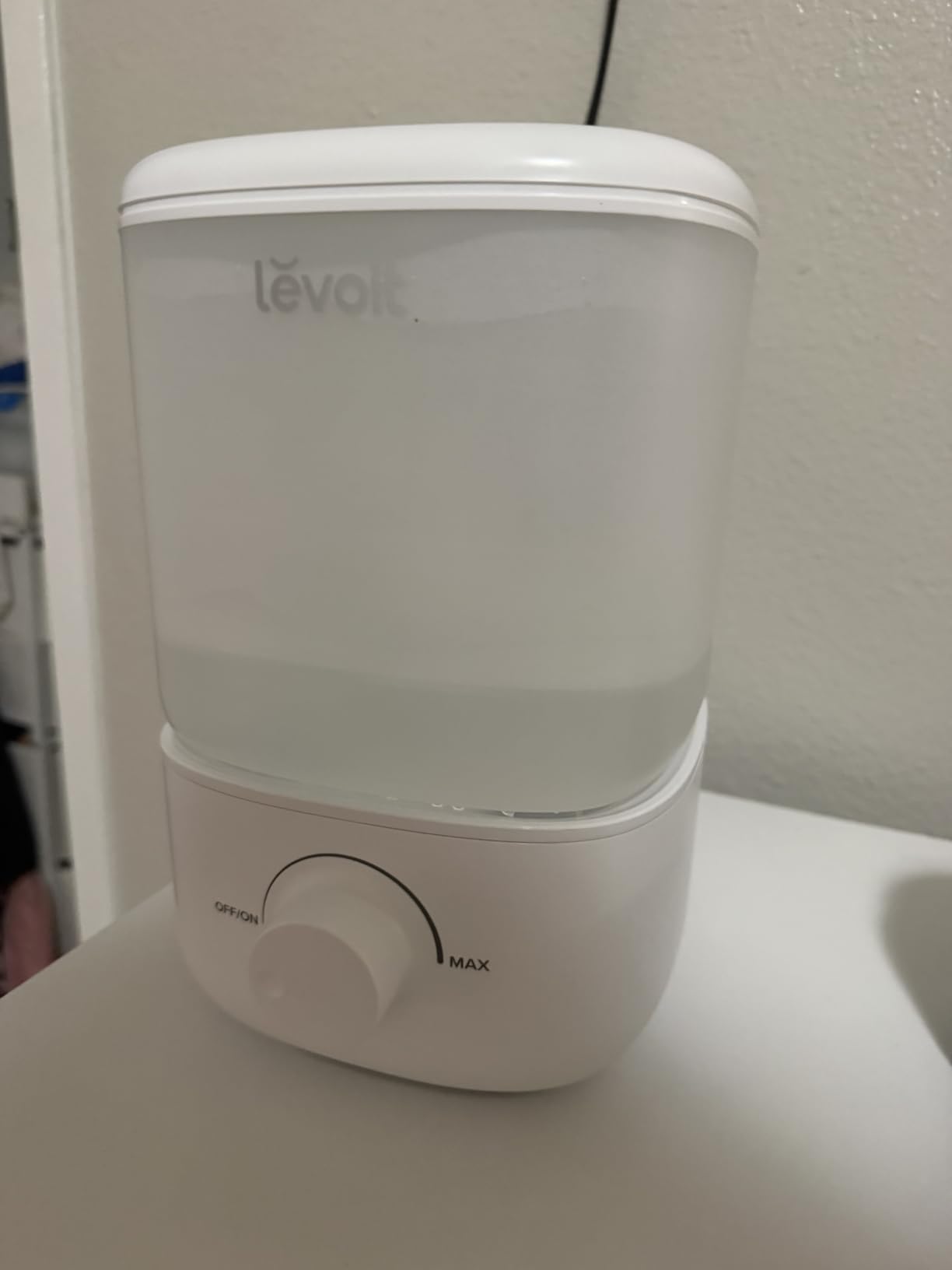 LEVOIT Humidifiers for Bedroom, Quiet, 3L Cool Mist, Essential Oil Diffuser, Top Fill/25Watt, Home/Large Room, 360° Nozzle, Rapid Ultrasonic Humidification for Baby Nursery/Plant customer photo 1