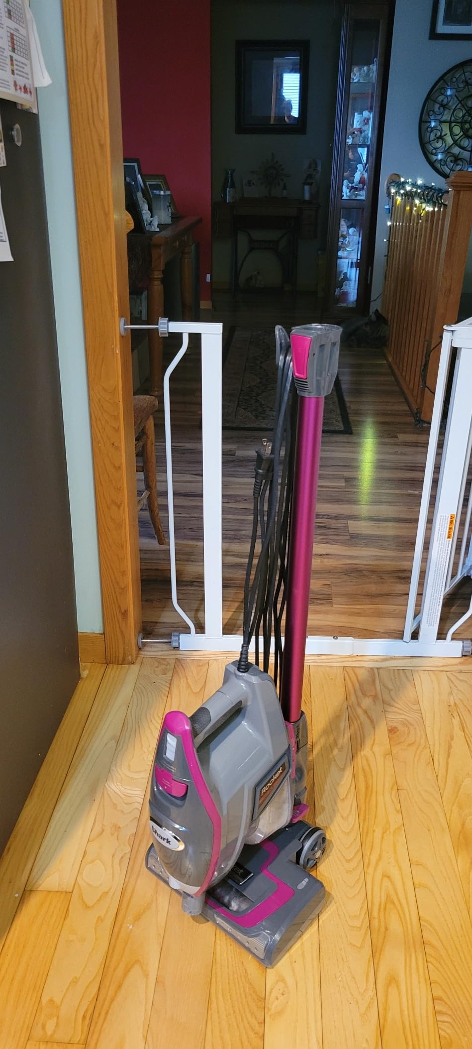 Shark Rocket Pro DLX Corded Stick Vacuum, XL Cup, Handheld, Fuchsia, HV371 customer photo 1