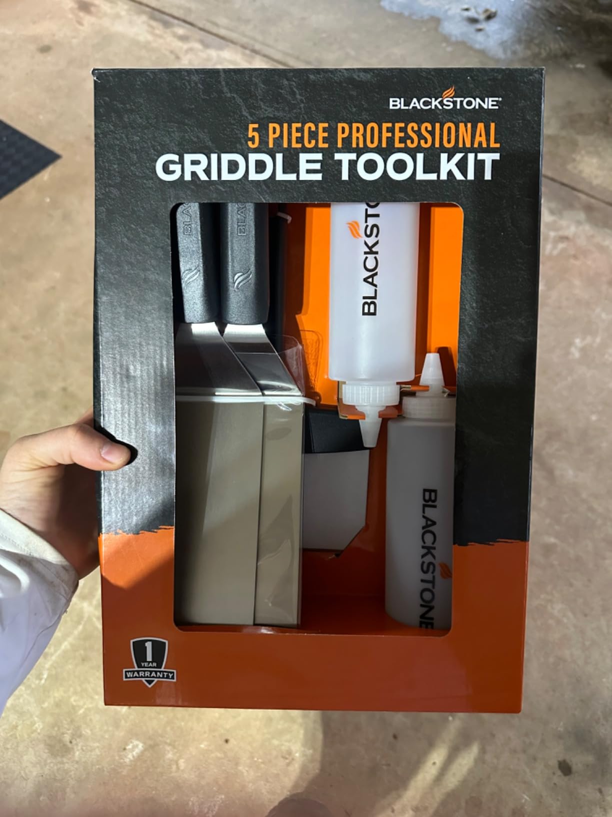 Blackstone 5 Piece Griddle Toolkit | Stainless Steel, Dishwasher Safe customer photo 1