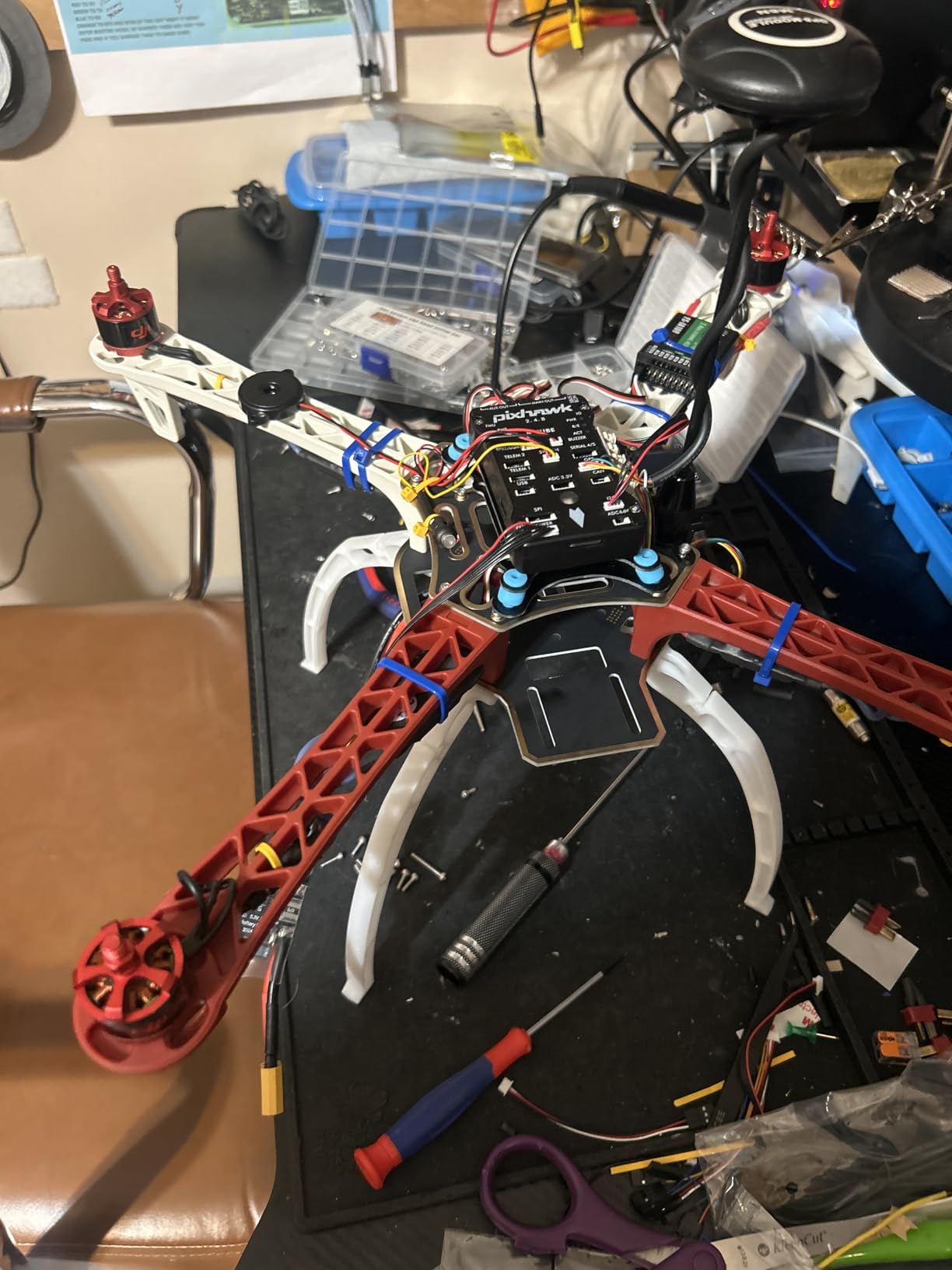HAWK'S WORK F450 Drone Frame, 450 mm Quadcopter Frame Kits with Stands DIY Drone Kits to Bulit (Original version) customer photo 1