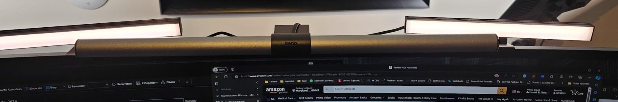 HumanCentric Video Conference Lighting - Webcam Light for Streaming LED customer photo 2
