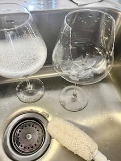 JBHO Set of 4-21 Ounce Hand Blown Italian Style Crystal Burgundy Wine Glasses - Lead-Free Premium Crystal Clear Glass - Gift-Box for any Occasion customer photo 1