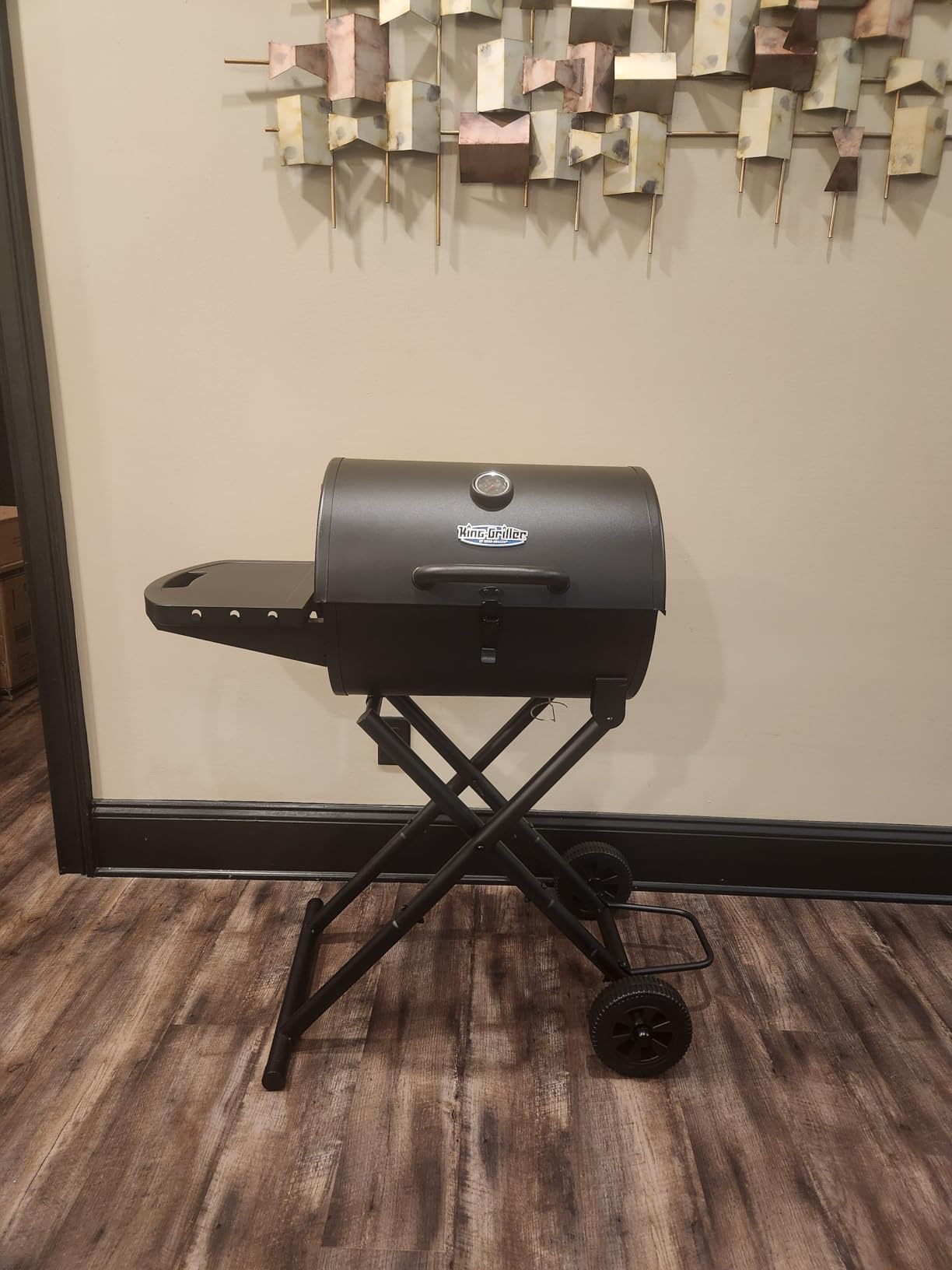 Char-Griller E1816 King-Griller Gambler Portable Charcoal Grill in Black customer photo 2