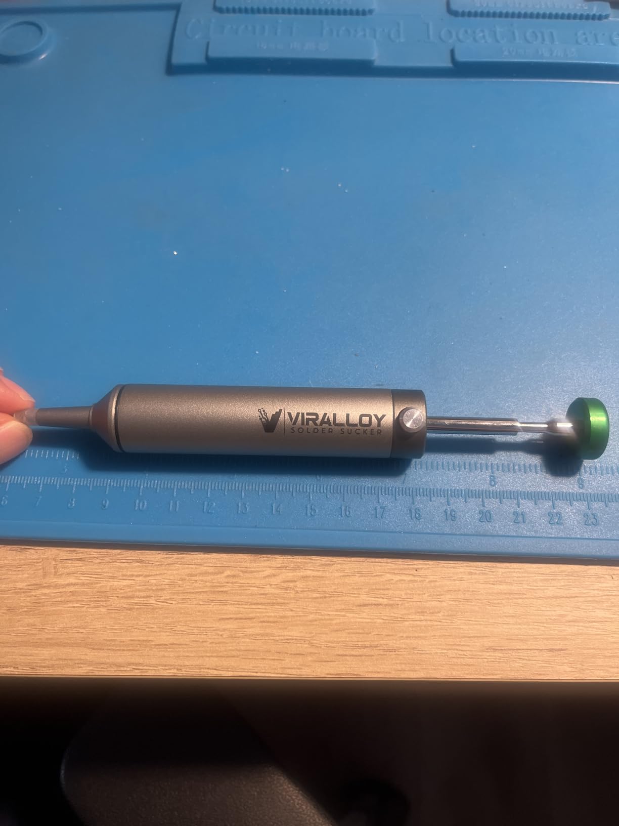 Solder Sucker Tool No Clog Silicone-Tip Manual Desoldering Pump Soldering Accessories for Solder Remover customer photo 1