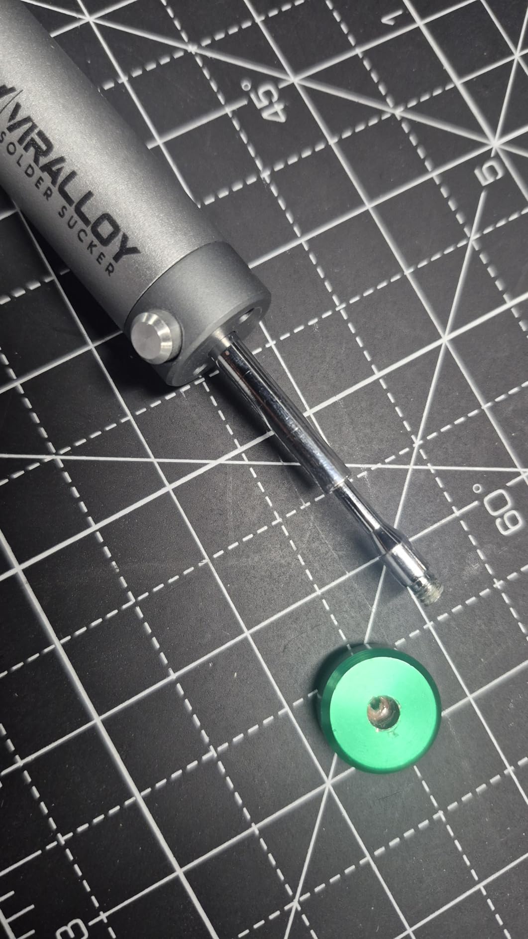 Solder Sucker Tool No Clog Silicone-Tip Manual Desoldering Pump Soldering Accessories for Solder Remover customer photo 2