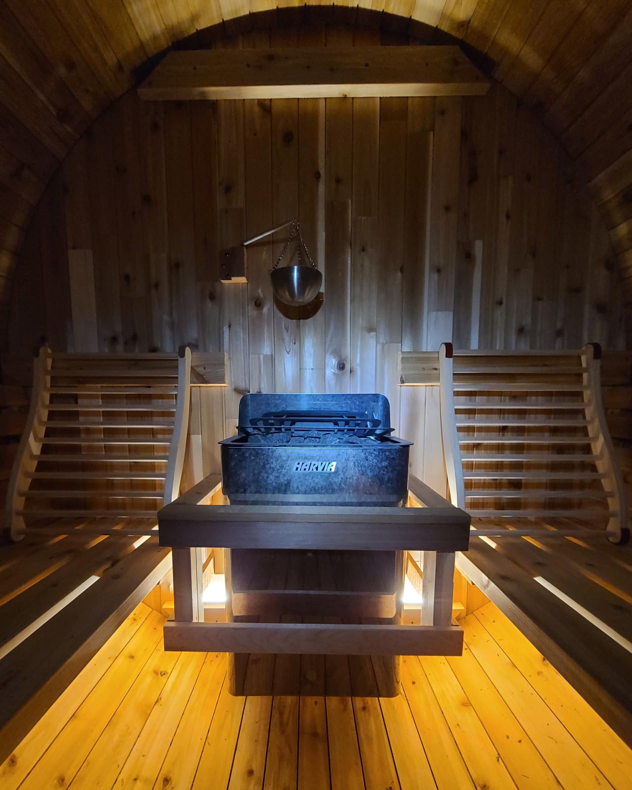 Wiiyita Sauna Backrest Sauna Accessories Wooden Slip-Resistant Non-Toxic Comfortable S-Shape Design Sauna Chair with Back, Sauna Accessories for Any Barrel or Infrared Sauna customer photo 2