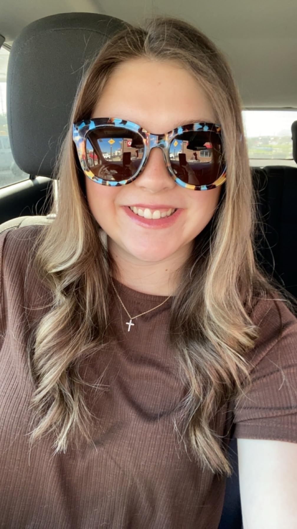 Peepers by PeeperSpecs womens Center Stage Polarized Sunglasses Oversized Reading Glasses customer photo 1