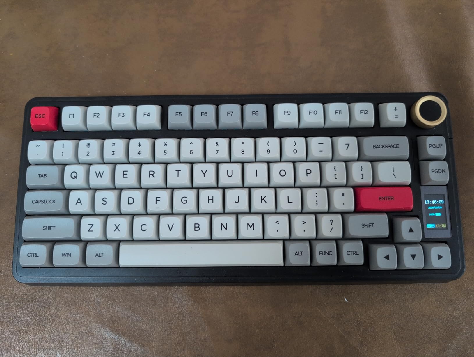 dagaladoo Double Shot PBT Keycaps Set, Cherry Profile Keyboard Keycaps | Retro Key Caps Full Size, Custom Keycaps for 60% 65% 75% 100% Cherry-MX Switch Mechanical Keyboard (Grey/Blue) customer photo 1