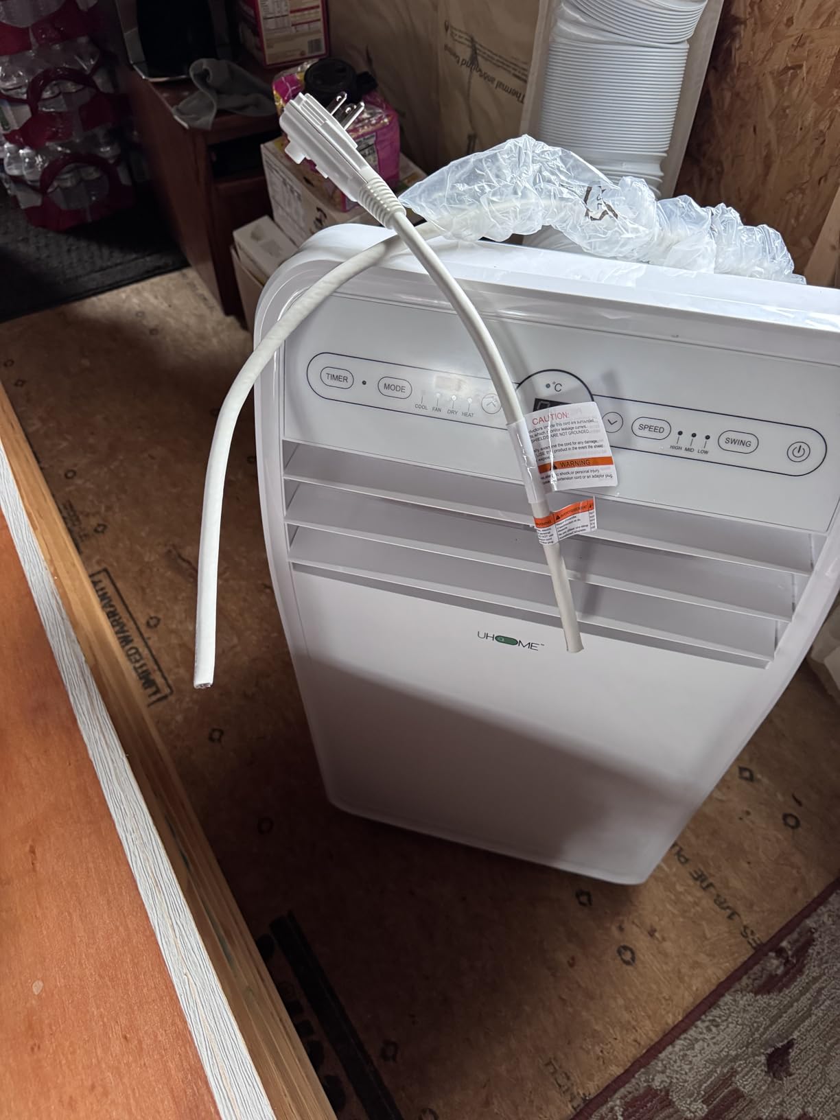 Uhome 12000 BTU Portable Air Conditioner w/Heater up to 450 Sq. Ft, AC Heater Combo Window Unit, Portable AC Unit with Dehumidifier & Fan customer photo 2