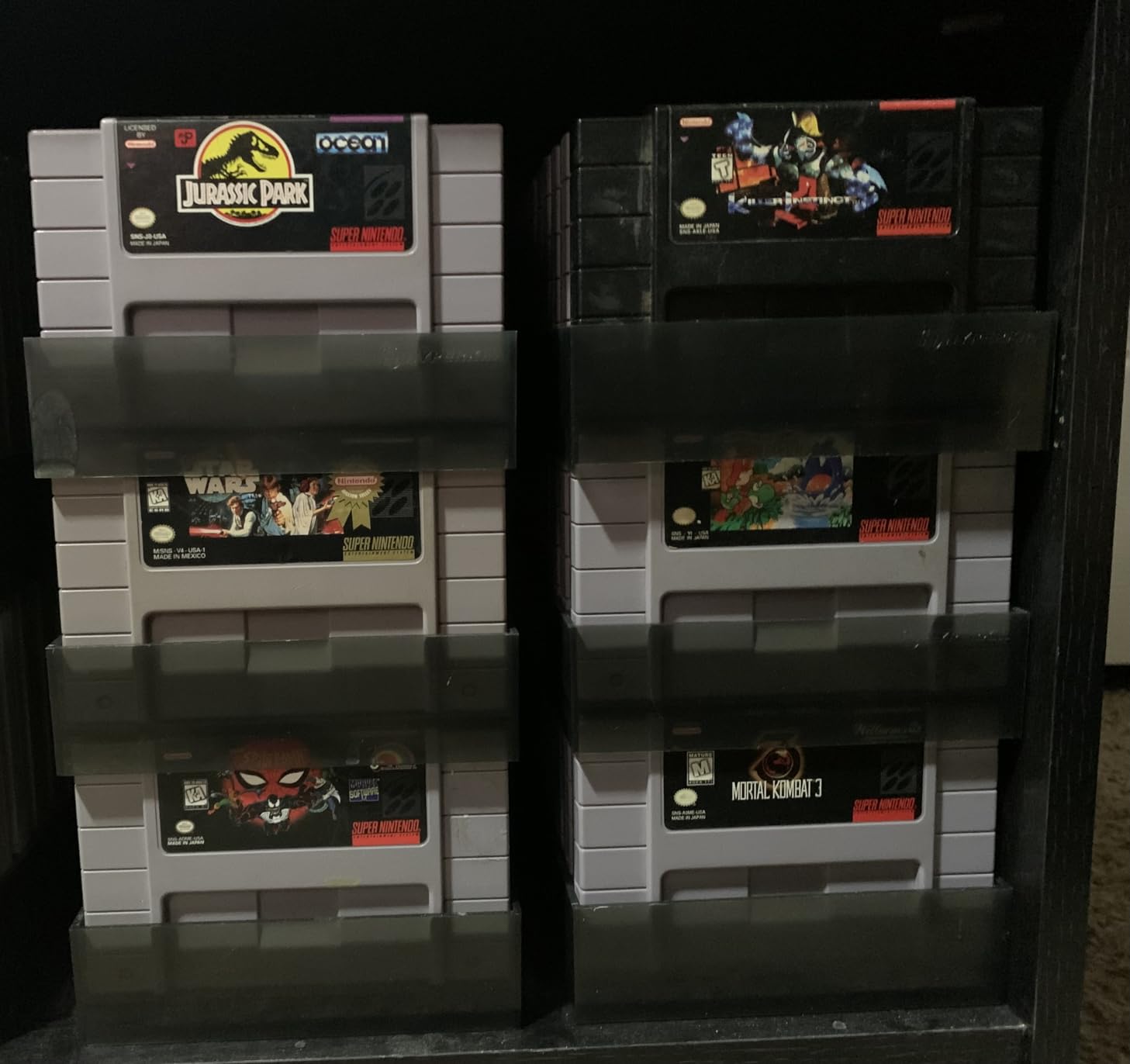 Hyperkin 10 Cartridge Holder Storage Stand for Nintendo 64 Games [2-Pack] | Stackable Retro Game Organizer for N64 customer photo 2
