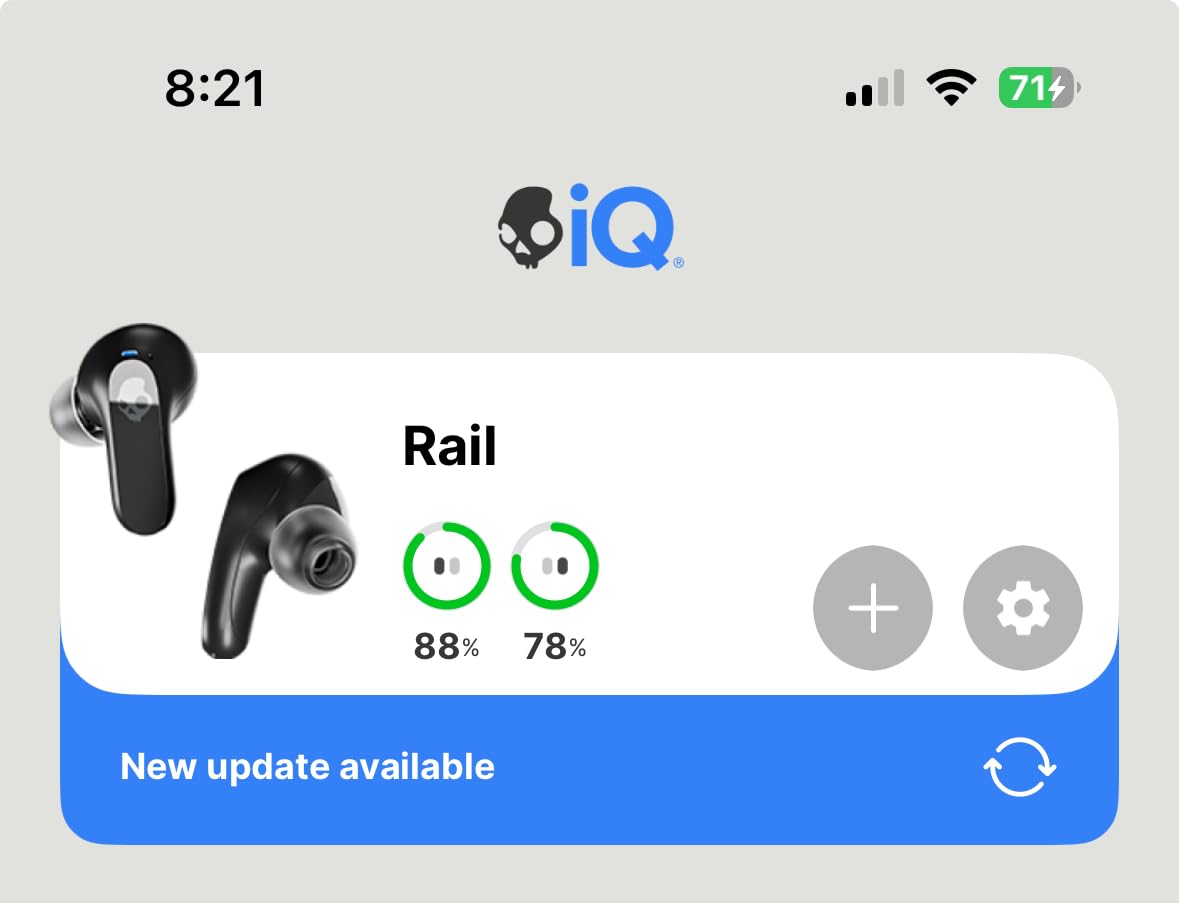 Skullcandy Rail Wireless In-Ear Bluetooth Earbuds - Bone/Orange customer photo 2