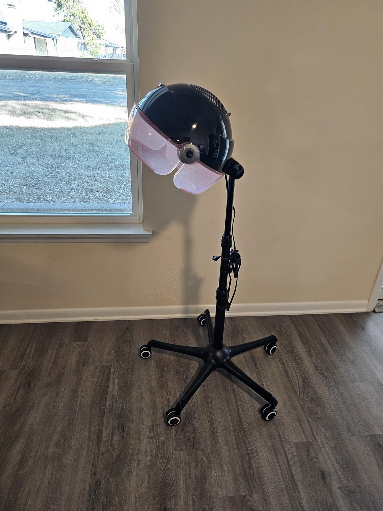 TASALON Ionic Hooded Hair Dryer, 1875W Hooded Hair Dryer for Home, Pink customer photo 1