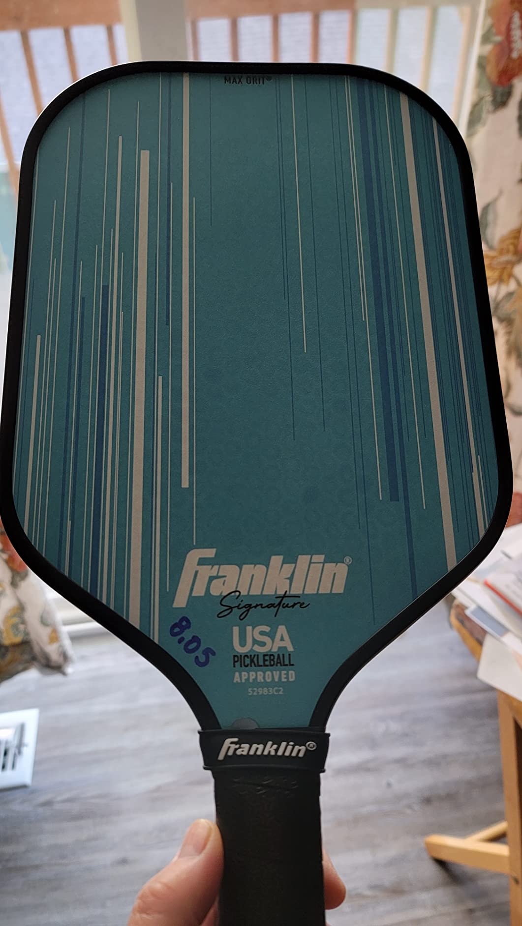 Franklin Sports Pro Pickleball Paddles - Signature Series Pro Pickleball Paddle with MaxGrit Surface - USA Pickleball (USAPA) Approved Tournament Pickleball Paddles - 13mm + 16mm Polypropylene Cores customer photo 1