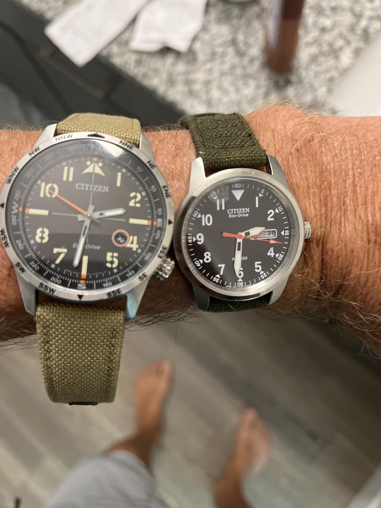Citizen Men's Eco-Drive Weekender Avion Field Watch customer photo 1