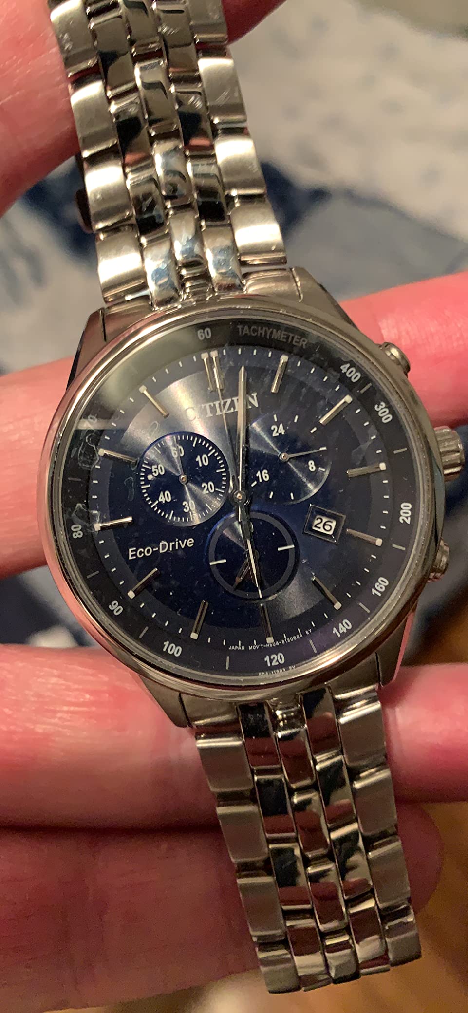 Citizen Men's Classic Corso Eco-Drive Watch, Chronograph, 12/24 Hour Time, Date, Sapphire Crystal customer photo 1