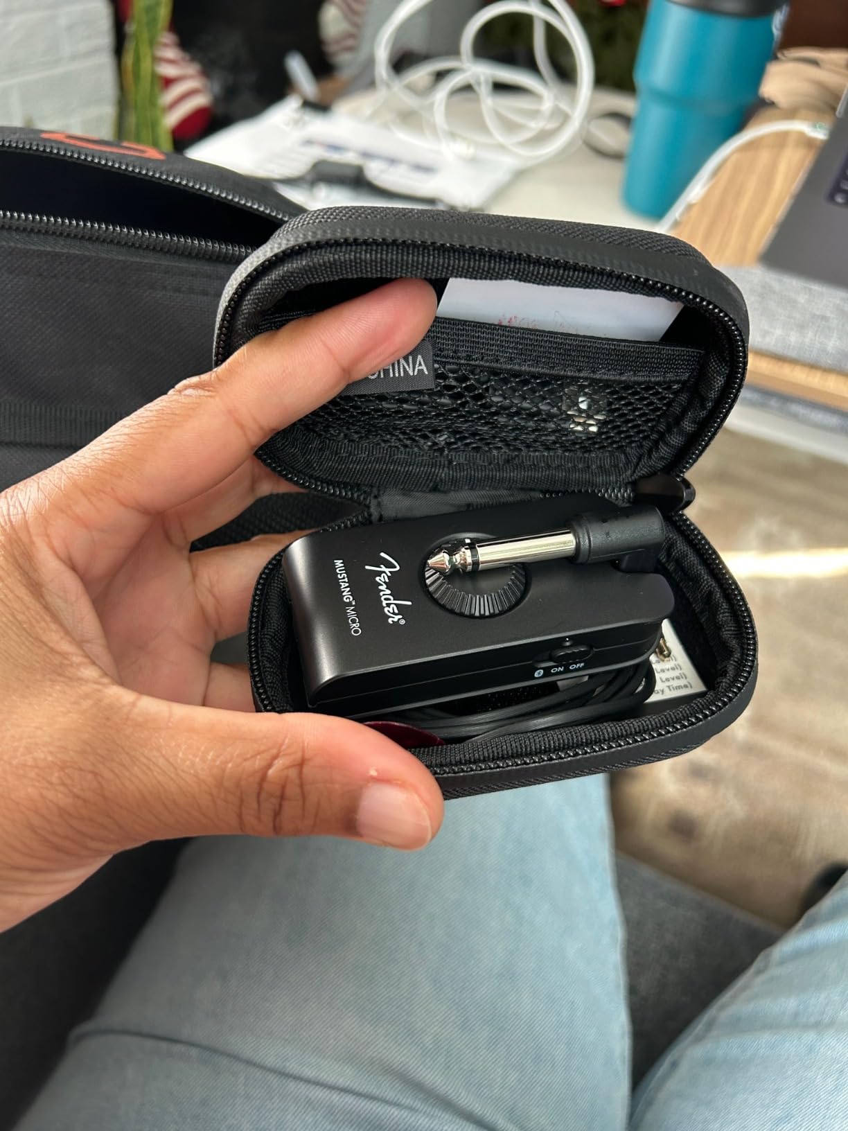 Fender Mustang Micro Headphone Amplifier Case customer photo 2