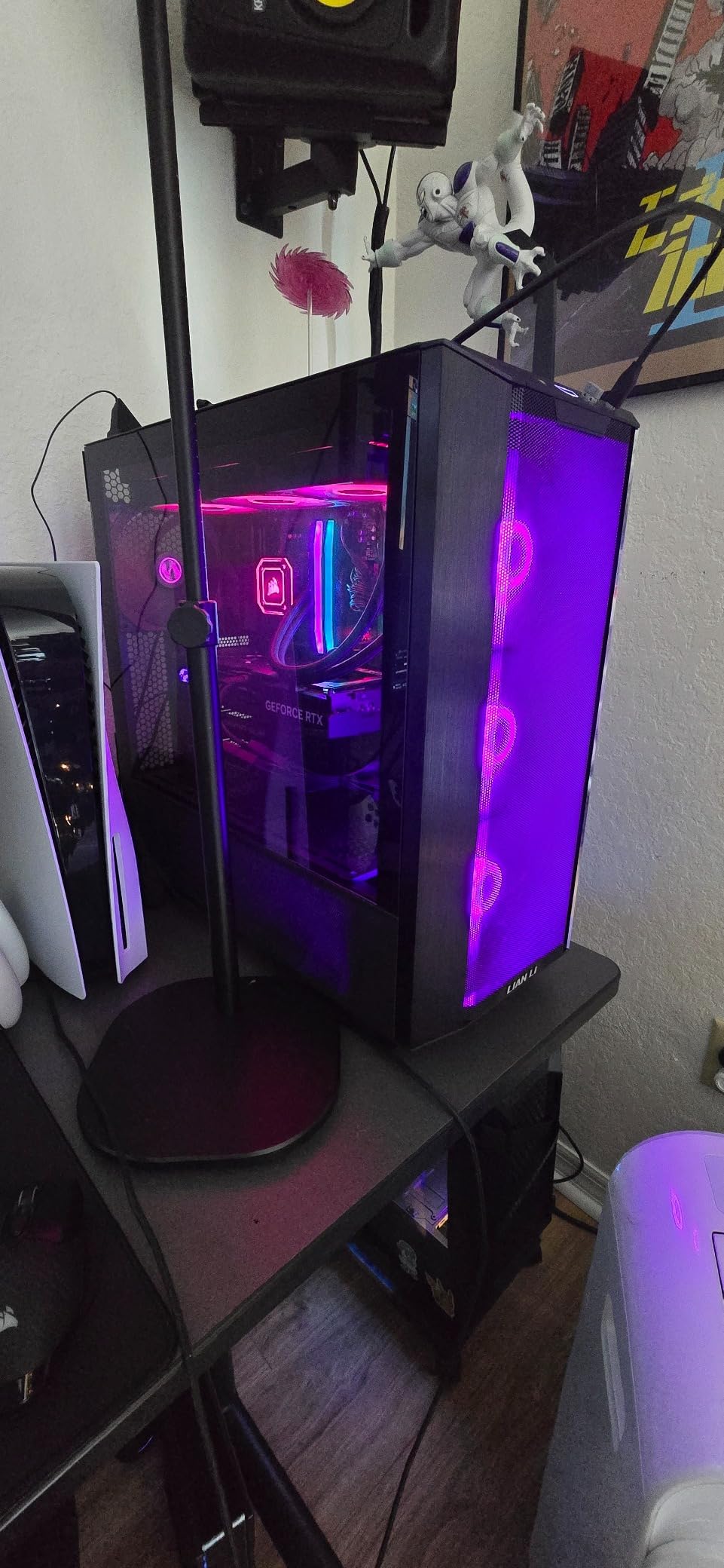 LIAN LI LANCOOL III E-ATX PC Case, Spacious RGB Gaming Computer Case with Hinged Tempered Glass Doors, Fine Mesh Panels, 4x140mm PWM Fans Pre-Installed High Airflow Chassis (Black) customer photo 2