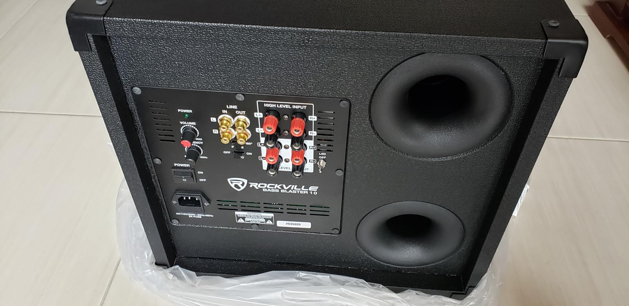 Rockville BASS Blaster 12 Black 12