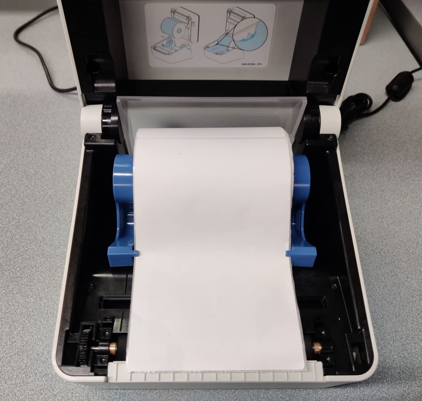 HP Shipping Label Printer, 4x6 Commercial Grade Direct Thermal, Compact & Easy-to-use, High-Speed 203 DPI, Barcode Printer, Compatible with Amazon, UPS, Shopify, Etsy, Ebay, ShipStation & More customer photo 1