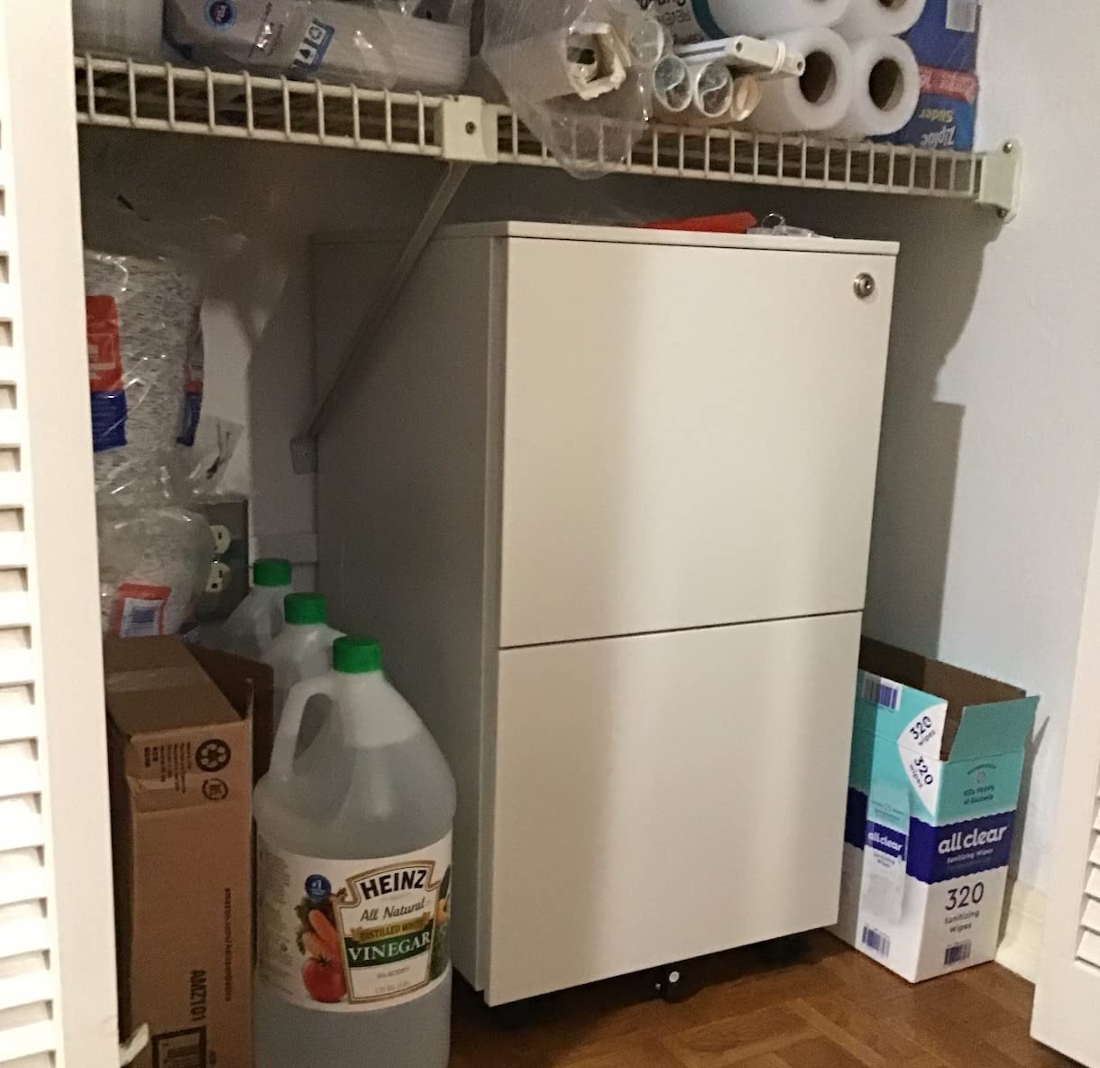 DEVAISE 3 Drawer File Cabinet with Lock, Fully Assembled Except Casters customer photo 2
