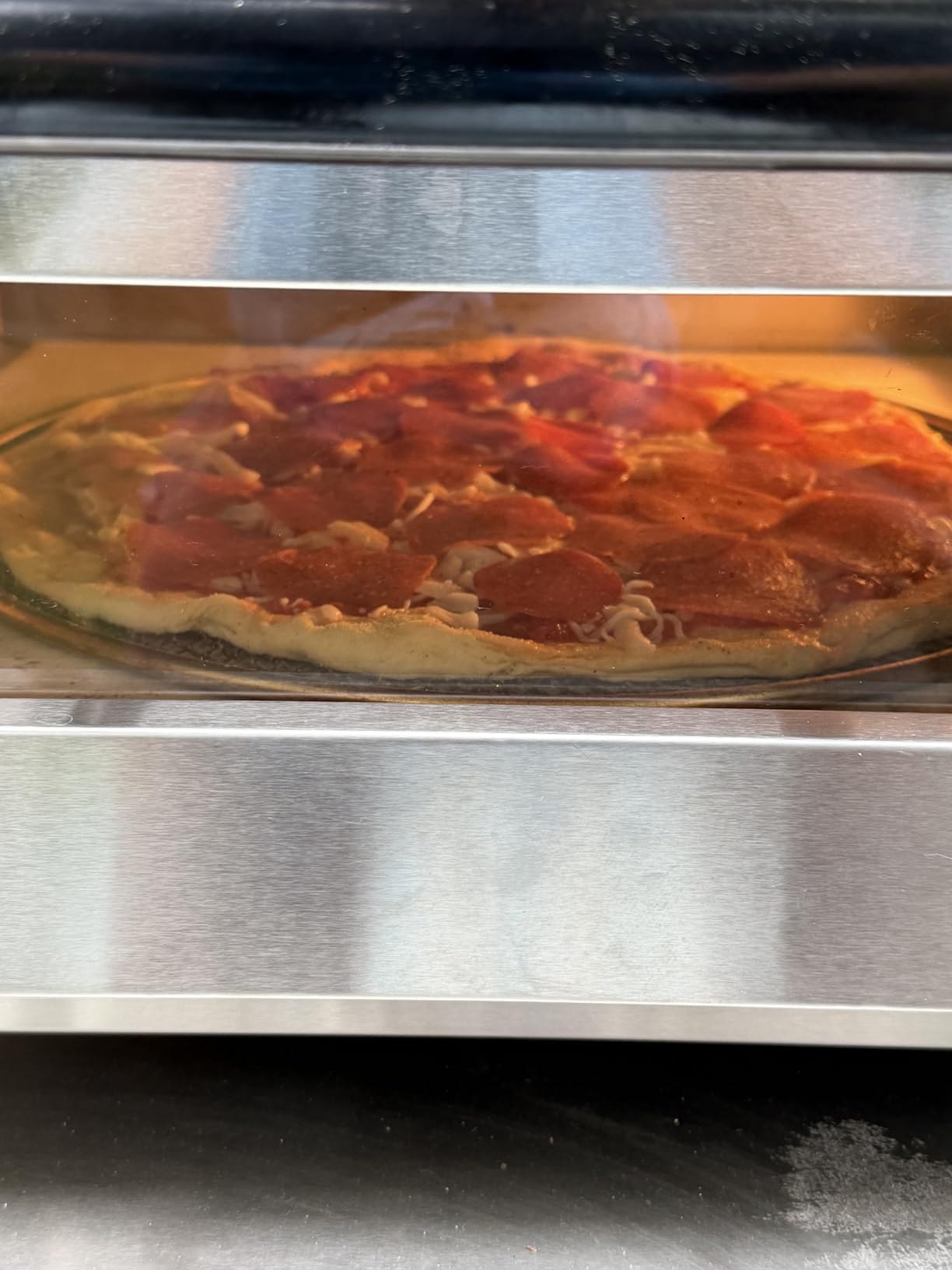 CROSSON ETL listed Commercial 16 inch Countertop Electric Pizza Oven with pizza stone, Multipurpose Indoor Pizza oven for Restaurant use, 120V/1800W customer photo 2