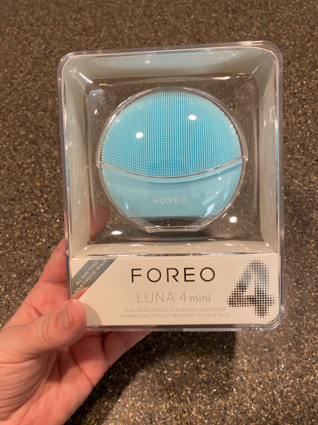 LUNA 4 mini Face Cleansing Brush & Face Massager - Premium Face Care - Enhances Absorption - For All Skin Types- Pearl Pink customer photo 1