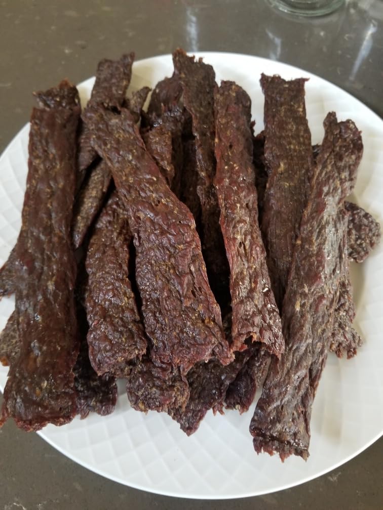 2.5LB Jerky Gun Kits, Stainless Steel Jerky Maker, Beef Stick Gun | Meat Injector For Beef Jerky Venison Snack Sticks Sausage Stuffer Jerky Shooter Cannon For Smoker Dehydrator Keto Hunter customer photo 1