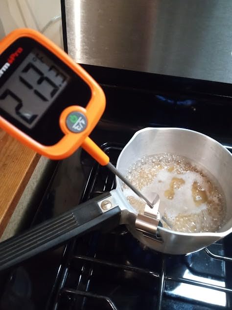 TempPro TempDip 1 Sec Candy Thermometer Digital with Pot Clip & Large LCD | 10