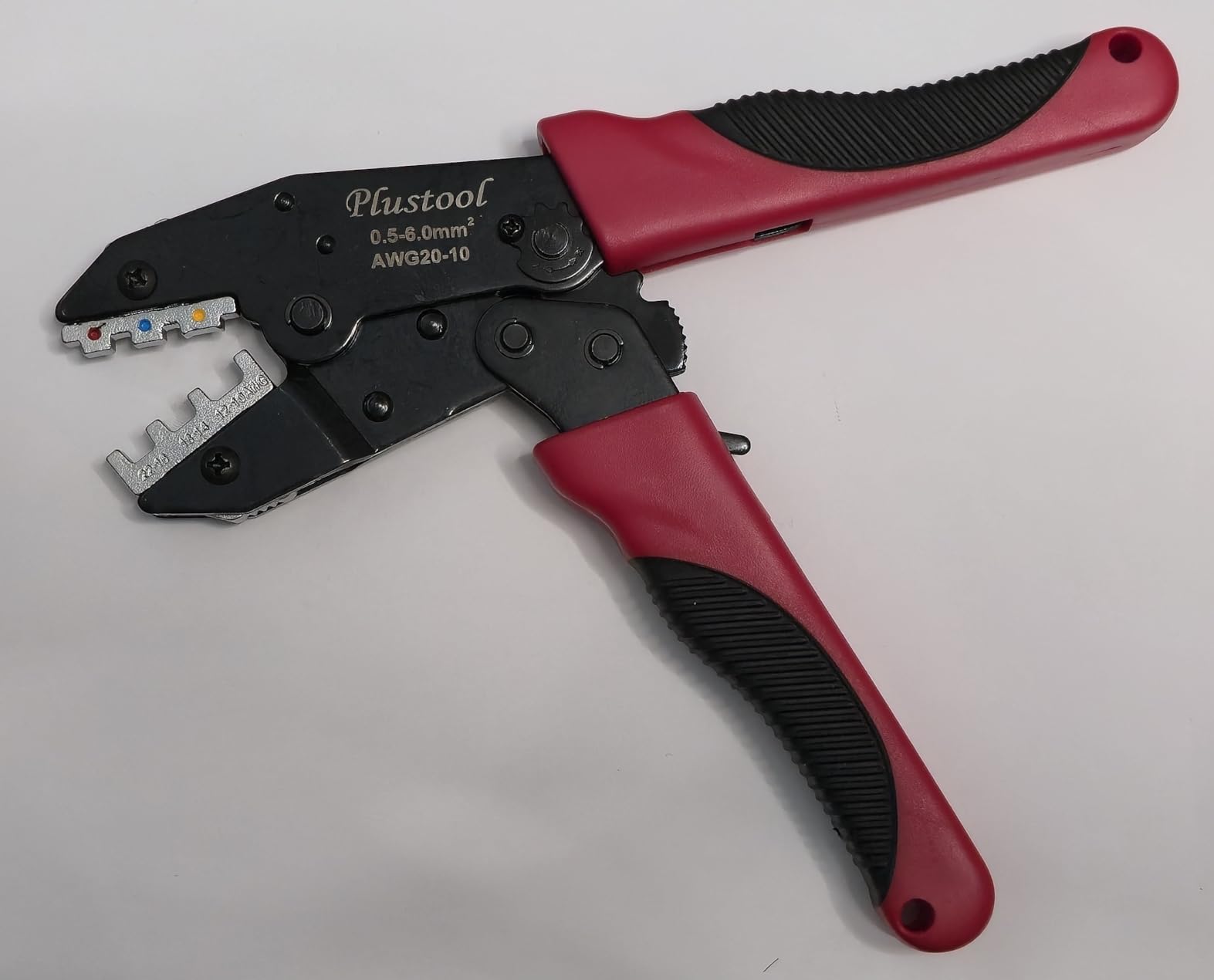 Plustool Crimping Tool for Heat Shrink Connectors AWG22-10, Ratcheting Wire Terminal Crimper customer photo 2
