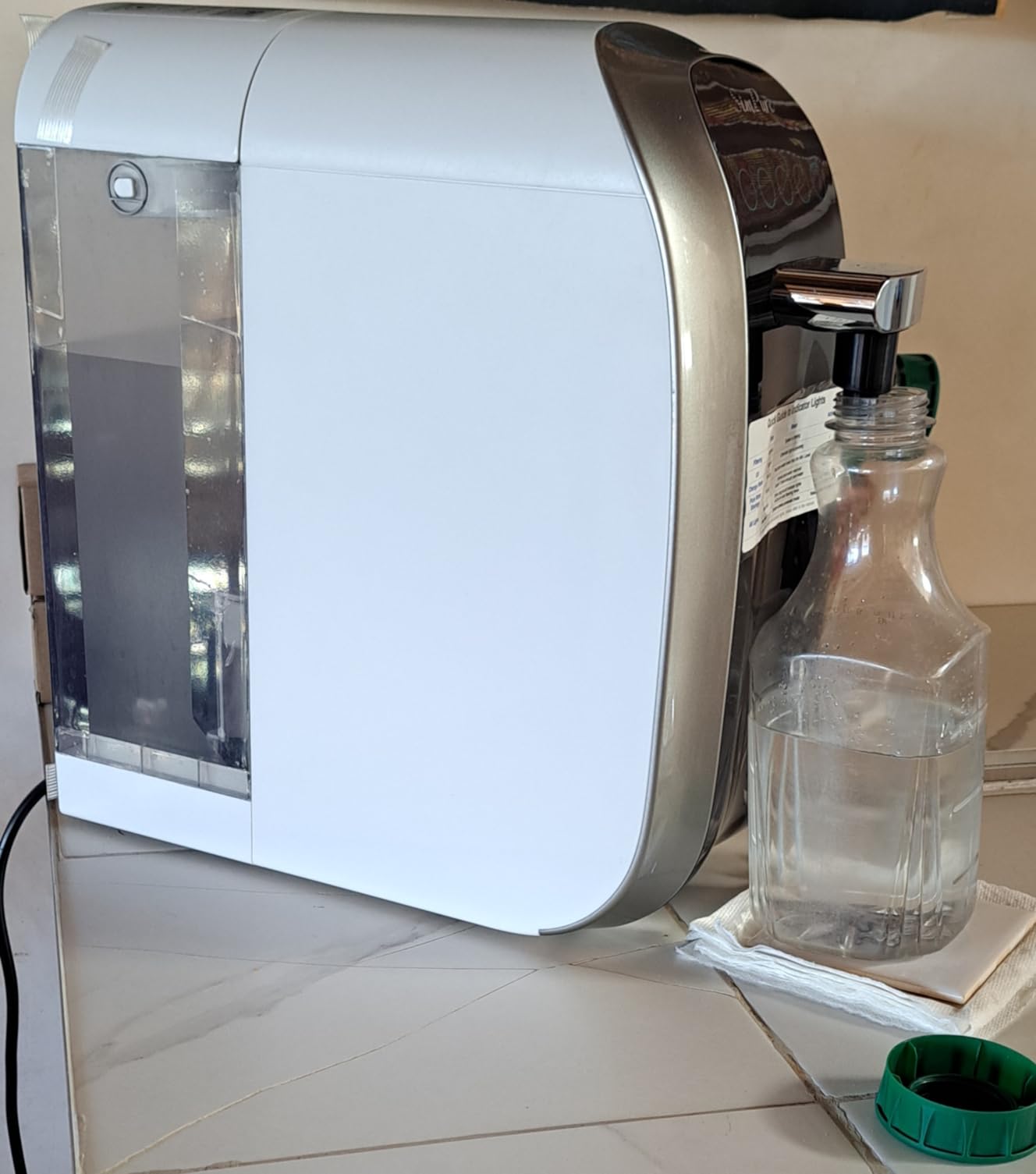 SimPure Y7P-BW UV Countertop Reverse Osmosis Water Filter, 5 Stage RO | NSF/ANSI 58 Certified, No Installation, 4:1 Pure to Drain customer photo 2