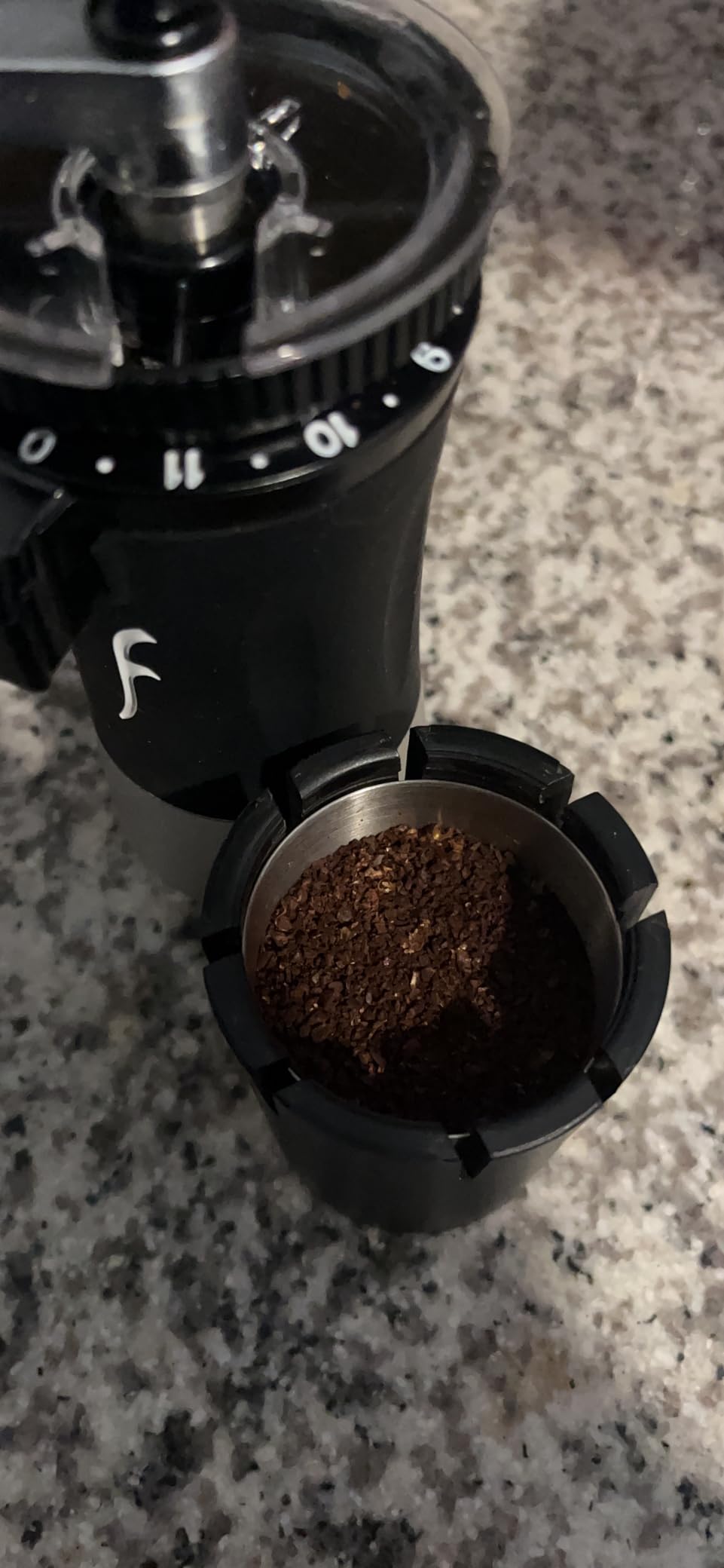 The Royal Coffee Grinder, by Flair Espresso: An all-manual hand burr grinder with hardened steel conical burrs for any coffee brewing method customer photo 1