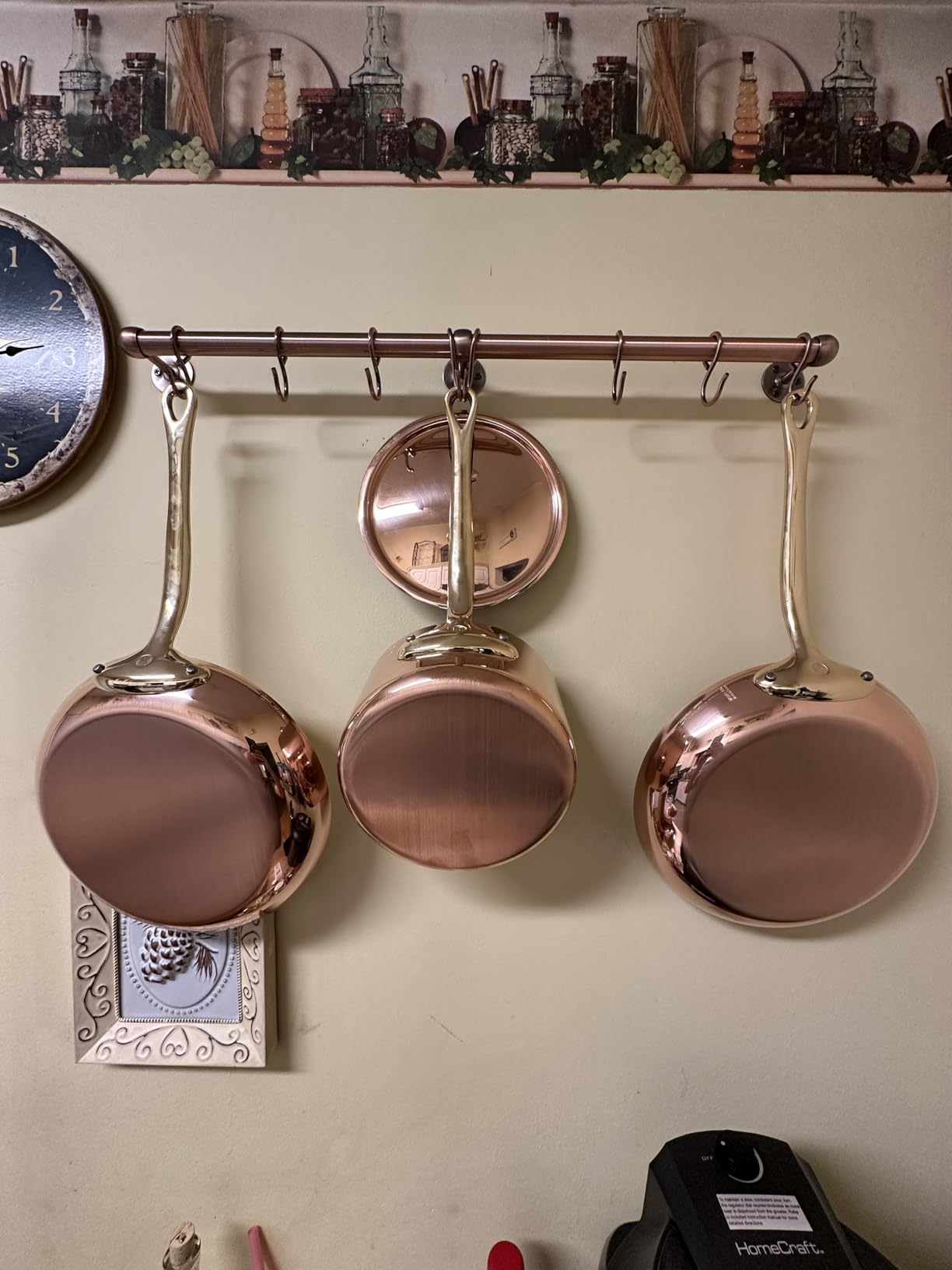 M'Heritage 200 B 2mm Polished Copper & Stainless Steel Frying Pan With Brass Handles, 7.9-in, Made In France customer photo 1