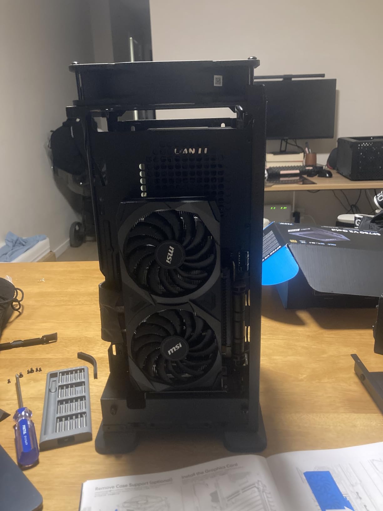 Fractal Design Mood Black PC Case - Sleek Fabric Design, 180mm Top Fan, Conceals 325mm Graphics Card, m-ITX Motherboard Compatible customer photo 1