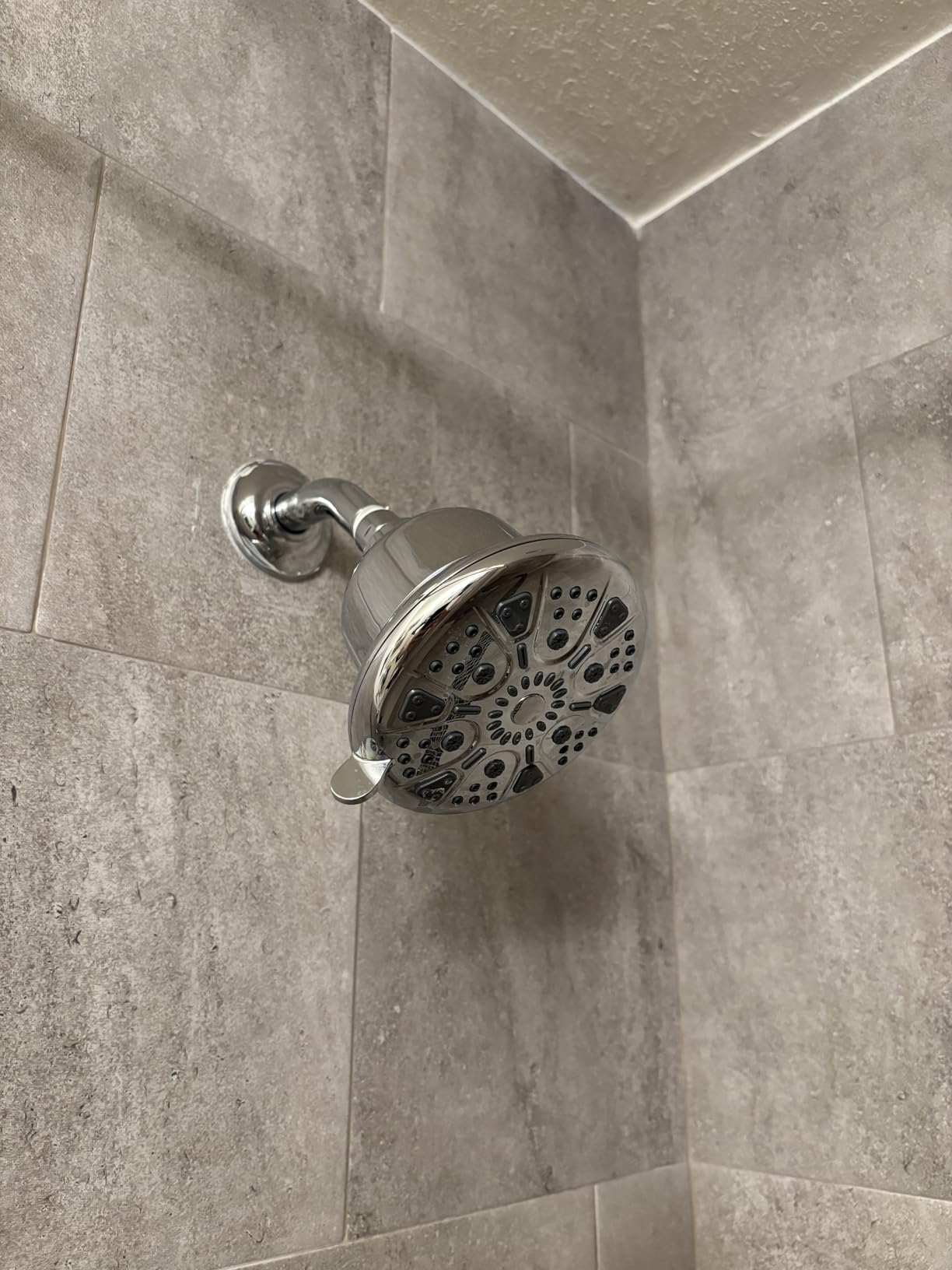 MakeFit Filtered Shower Head - High Pressure Shower Head with Filter for Hard Water Softener - 7 Settings Bathroom Rain Showerhead to Remove Chlorine and Heavy Metals (Chrome) customer photo 2