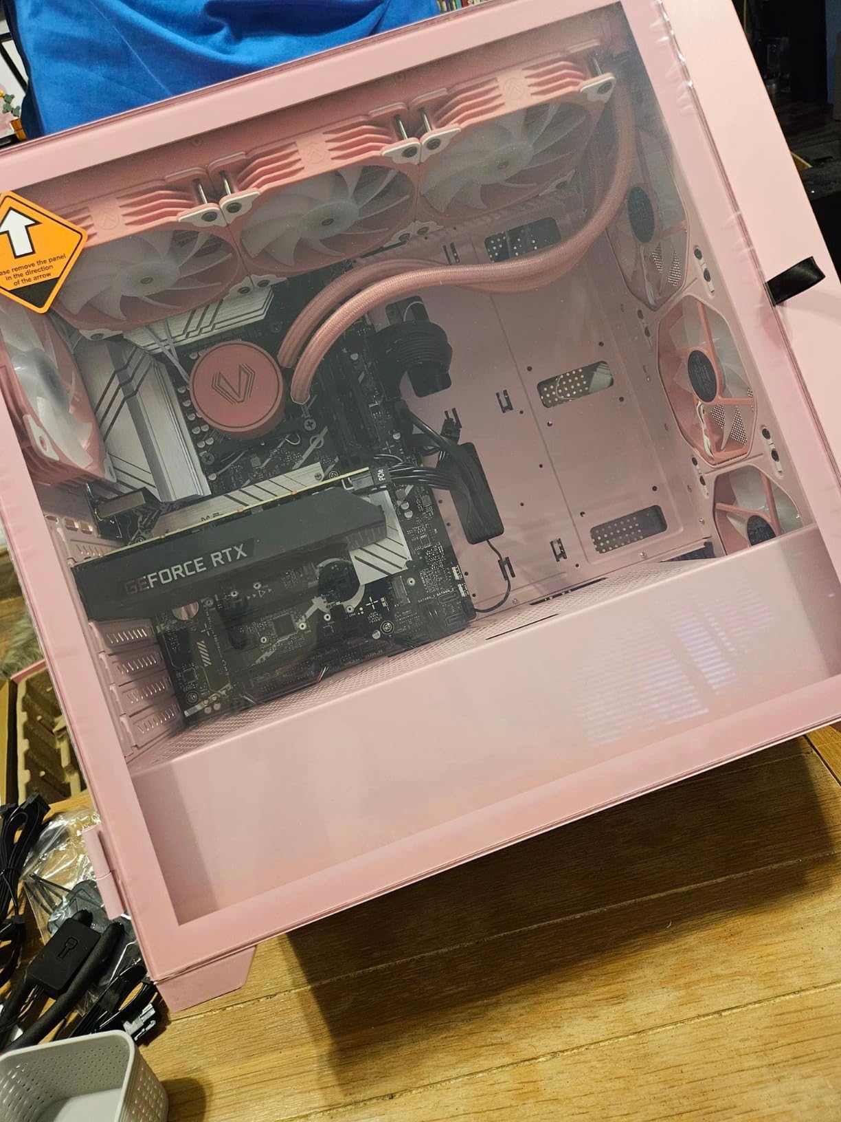 RM1000x Shift (2023) ATX 3.1 PCIe 5.1 Power Supply - Black | Fully Modular, Low-Noise, Side Connectors, Zero RPM Mode, 80 PLUS Gold, NA customer photo 1