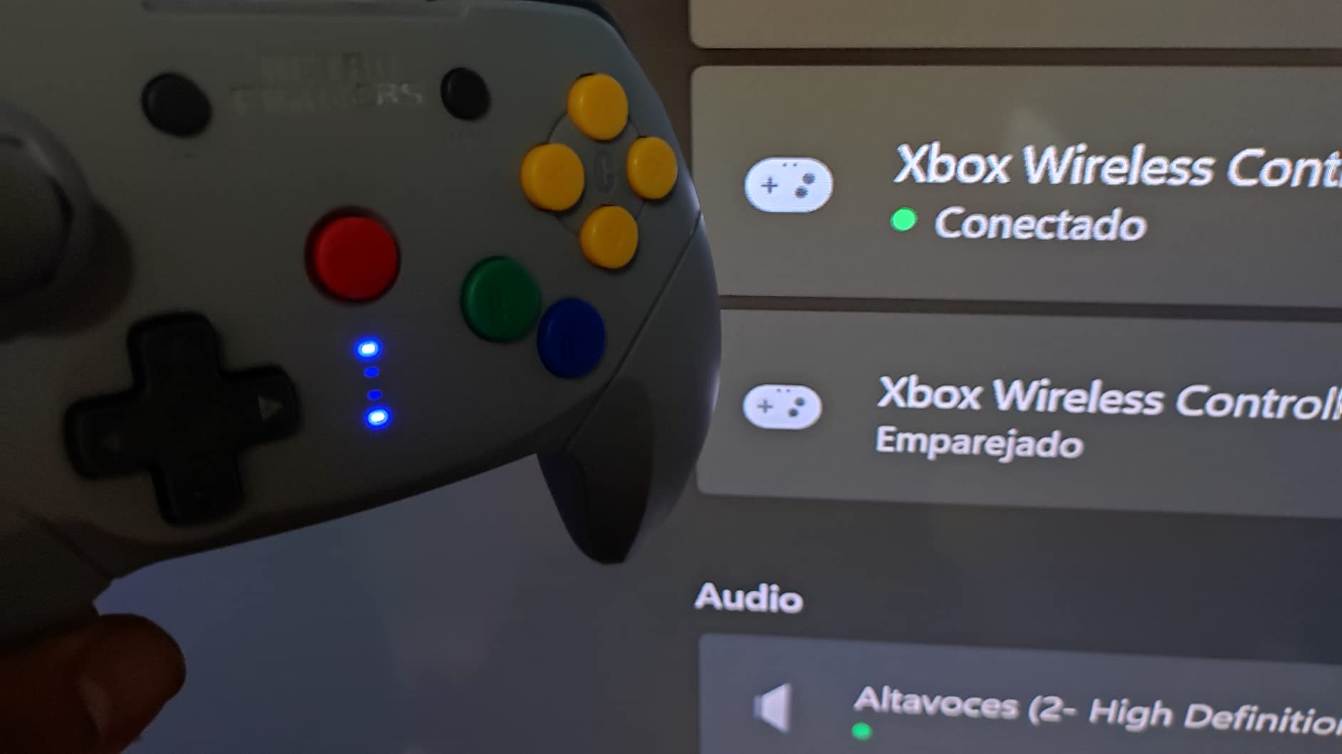 Retro Fighters Brawler64 Wireless Controller Compatible with Nintendo Switch Online Bluetooth NSO Edition, Gray customer photo 1