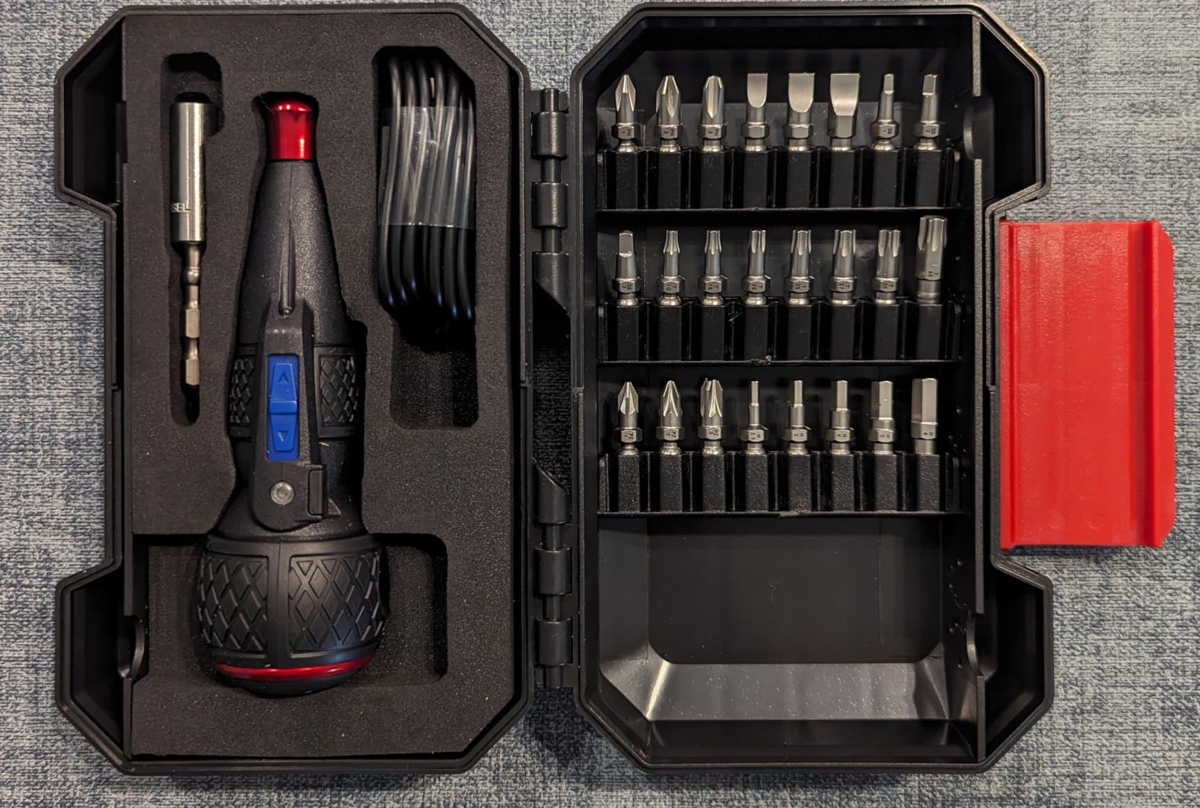 (US Model) VESSEL e-ASSIST Screwdriver Higher Torque w/ 25PC. Bit Set customer photo 2