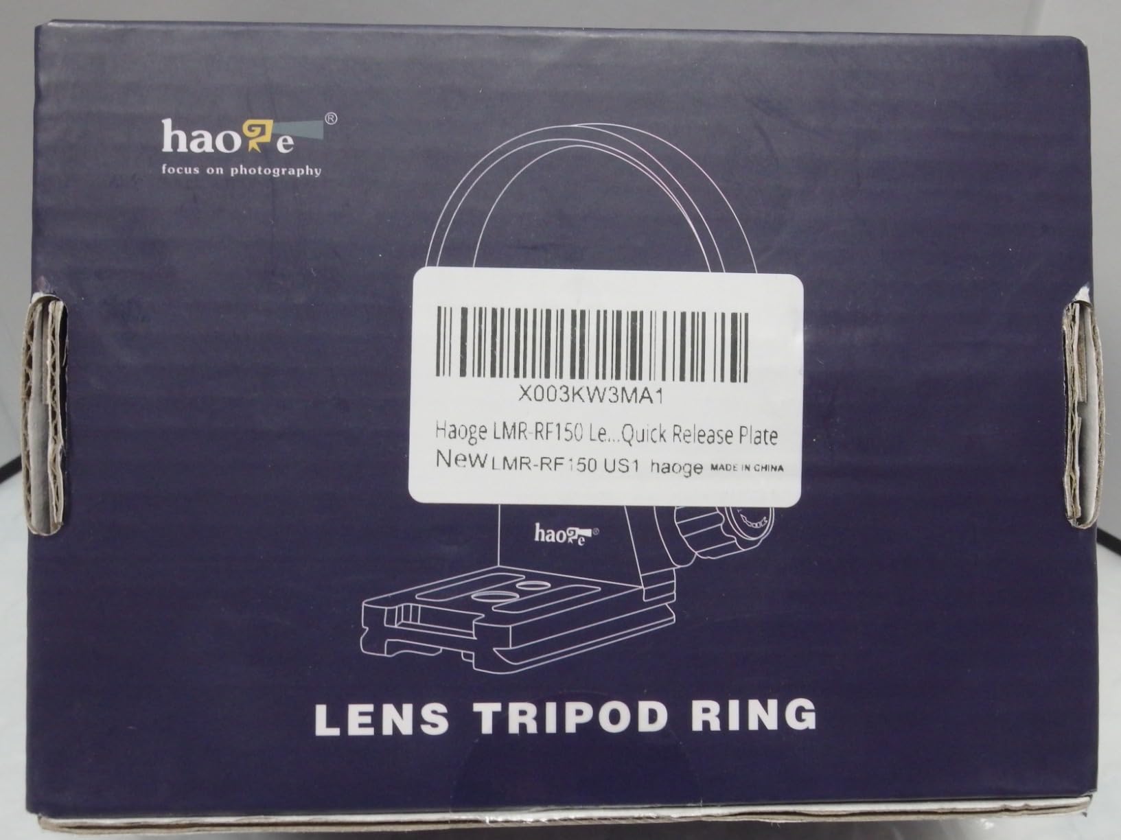 Haoge LMR-RF150 Lens Collar Tripod Mount Ring for Canon RF 100-500mm F4.5-7.1 L is USM Lens Stand Base Canon RF-Mount Built-in Arca Type Quick Release Plate customer photo 1