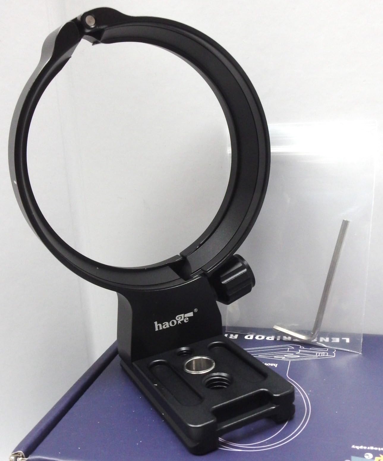 Haoge LMR-RF150 Lens Collar Tripod Mount Ring for Canon RF 100-500mm F4.5-7.1 L is USM Lens Stand Base Canon RF-Mount Built-in Arca Type Quick Release Plate customer photo 2