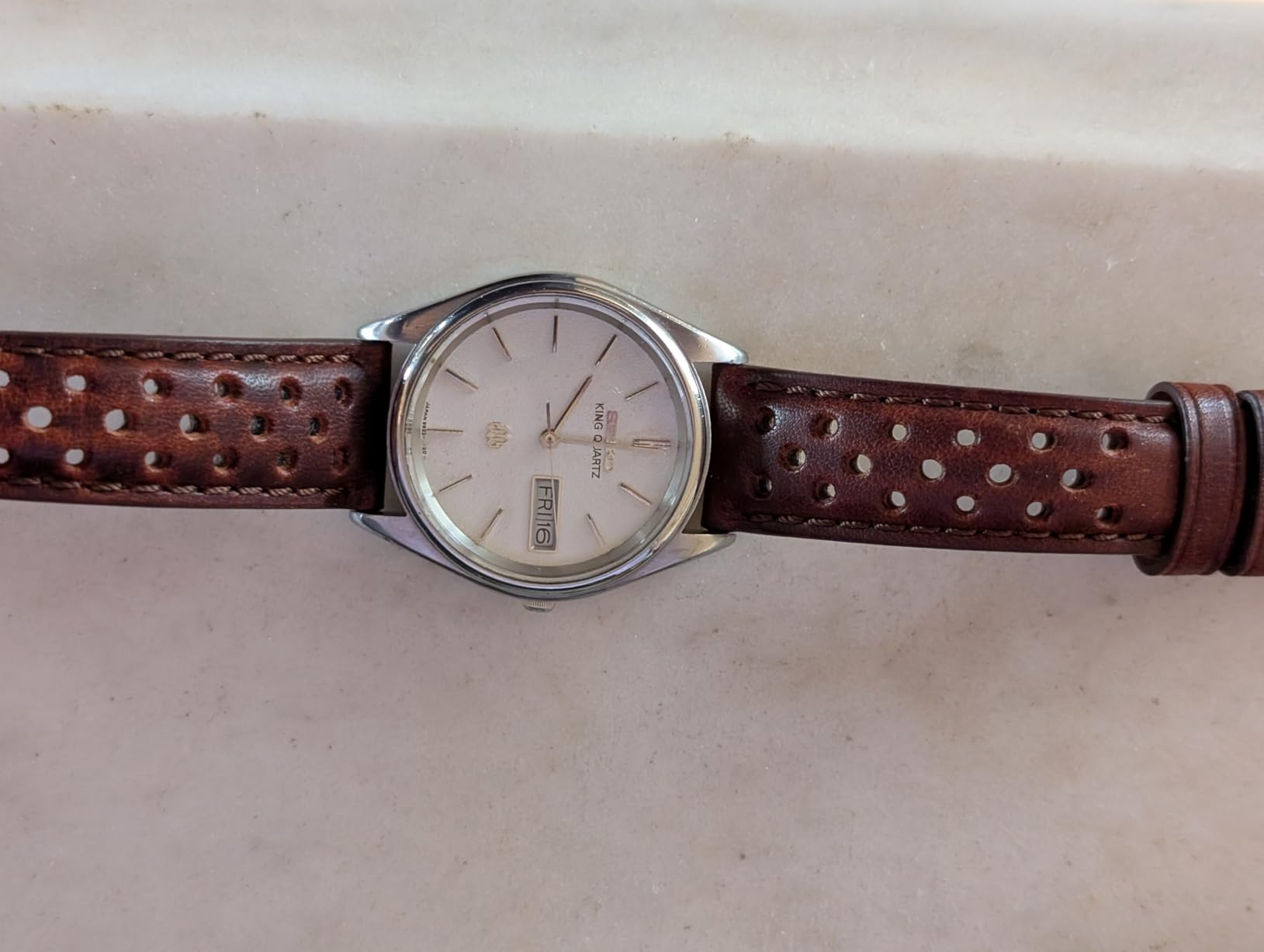 Barton Racing & Rally Horween Leather Straps with Integrated Quick Release Spring Bars - Watch Bands customer photo 2