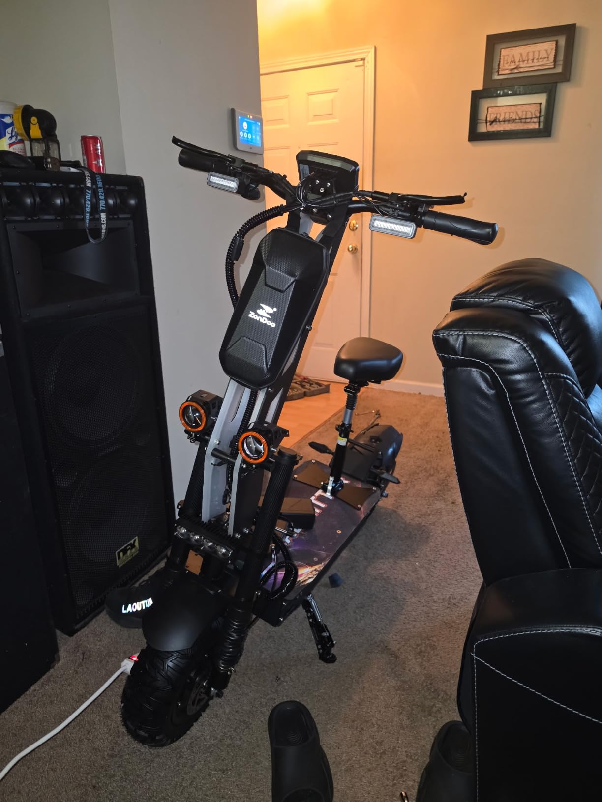 RoadHitter Electric Scooter Adults 68 MPH, Dual Motor 10000W 75 Miles Range, Dual Hydraulic Suspension and Oil Brakes, 13