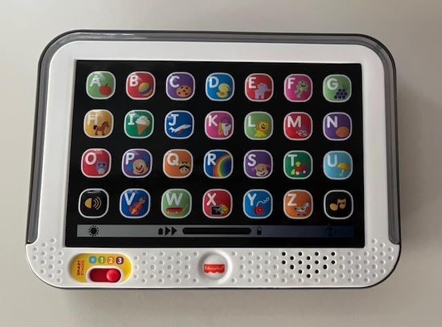 Fisher-Price Toddler Learning Toy Laugh & Learn Smart Stages Tablet Pretend Computer with Music & Lights for Kids Ages 1+ Years customer photo 1