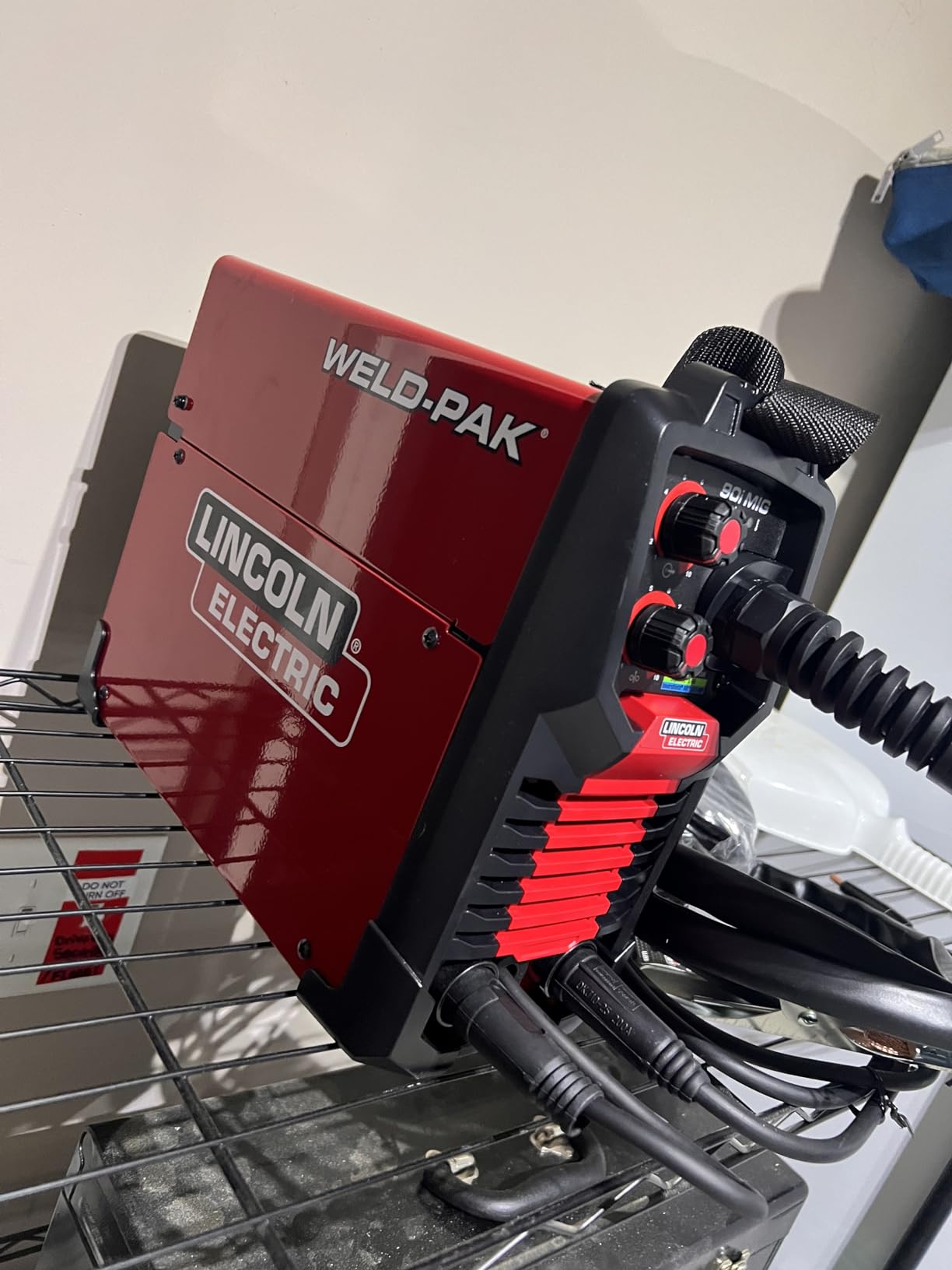 90i MIG and Flux Core Wire Feed Weld-PAK Welder, 120V Welding Machine, Portable with Shoulder Strap, Protective Metal Case, Best for Small Jobs, K5256-1 customer photo 2