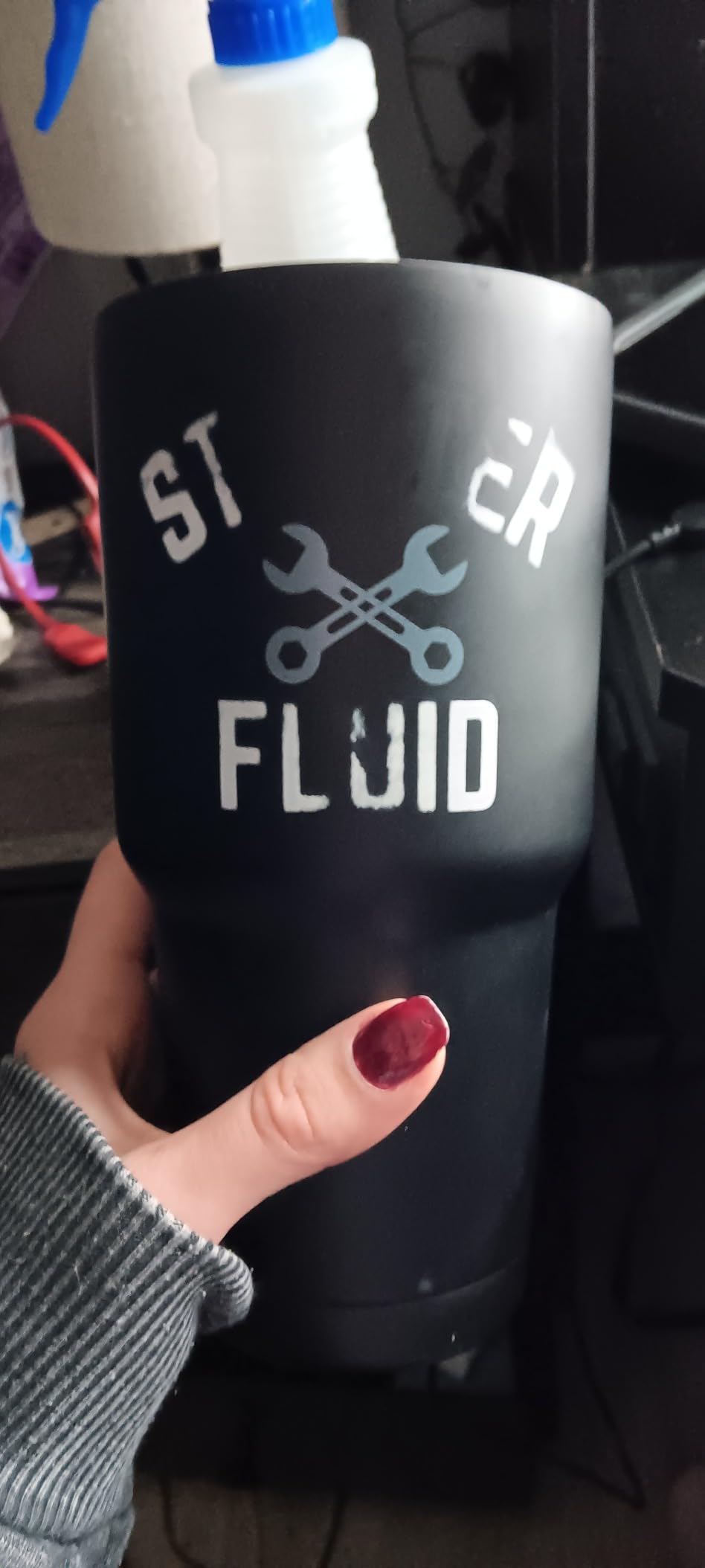 Tumbler 30oz - Mechanic Travel Mug Gift For Car Enthusiast customer photo 2