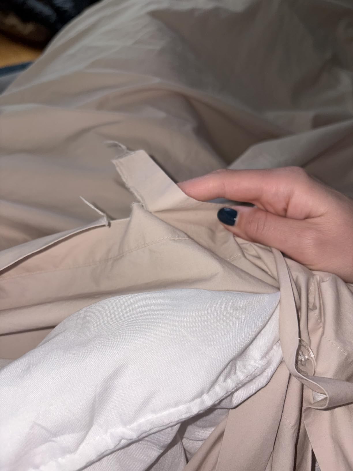 Brooklinen Percale Duvet Cover Crisp & Cooling - Full/Queen, White customer photo 1