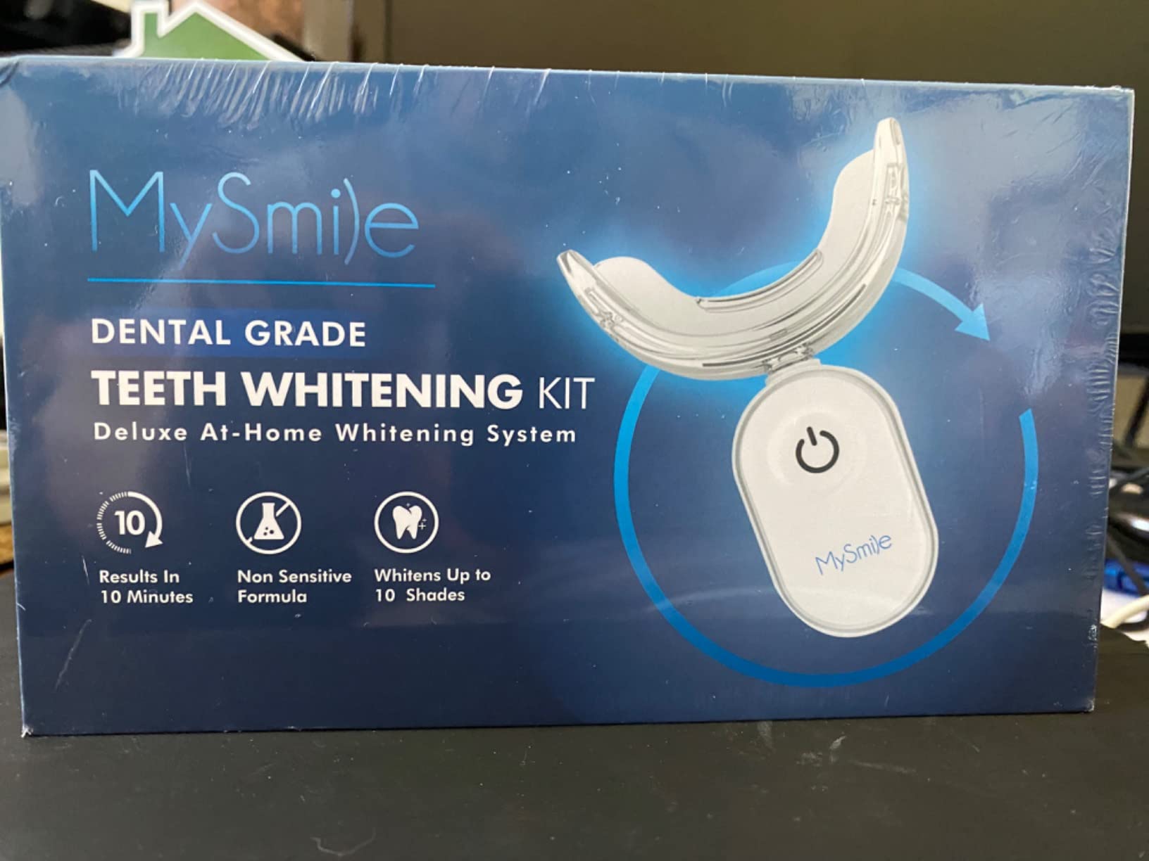 MySmile Teeth Whitening Kit with 28 LED Accelerator Light, At Home Tooth Brightening Set with 3PCS 3ML Whitening Gel, 30+ Treatments, Enamel Safe Oral Care Kit for Daily Stain Reduction customer photo 2