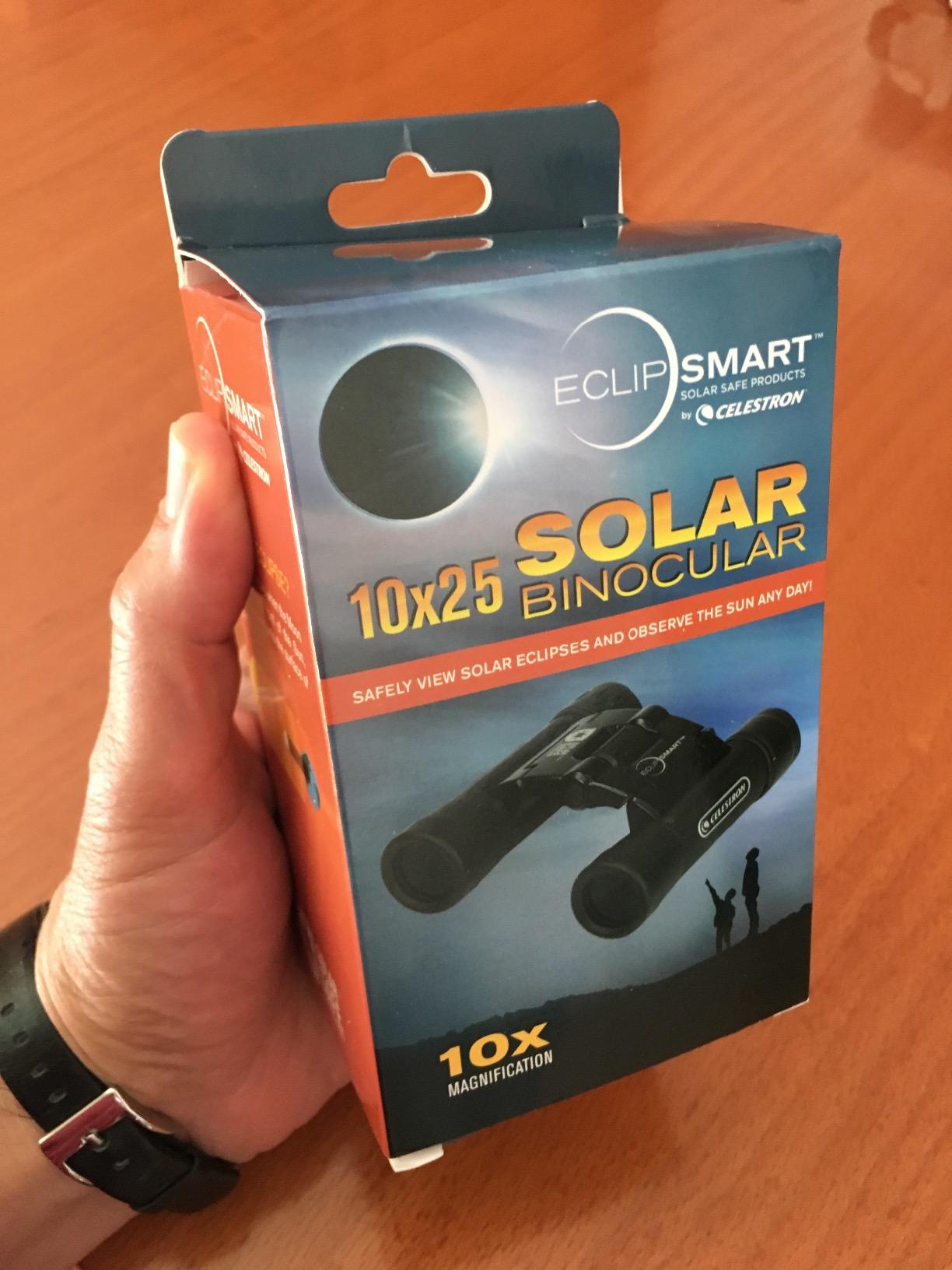 Celestron EclipSmart 12x50 Porro Solar Binocular with 5 Degree Angle of View customer photo 1
